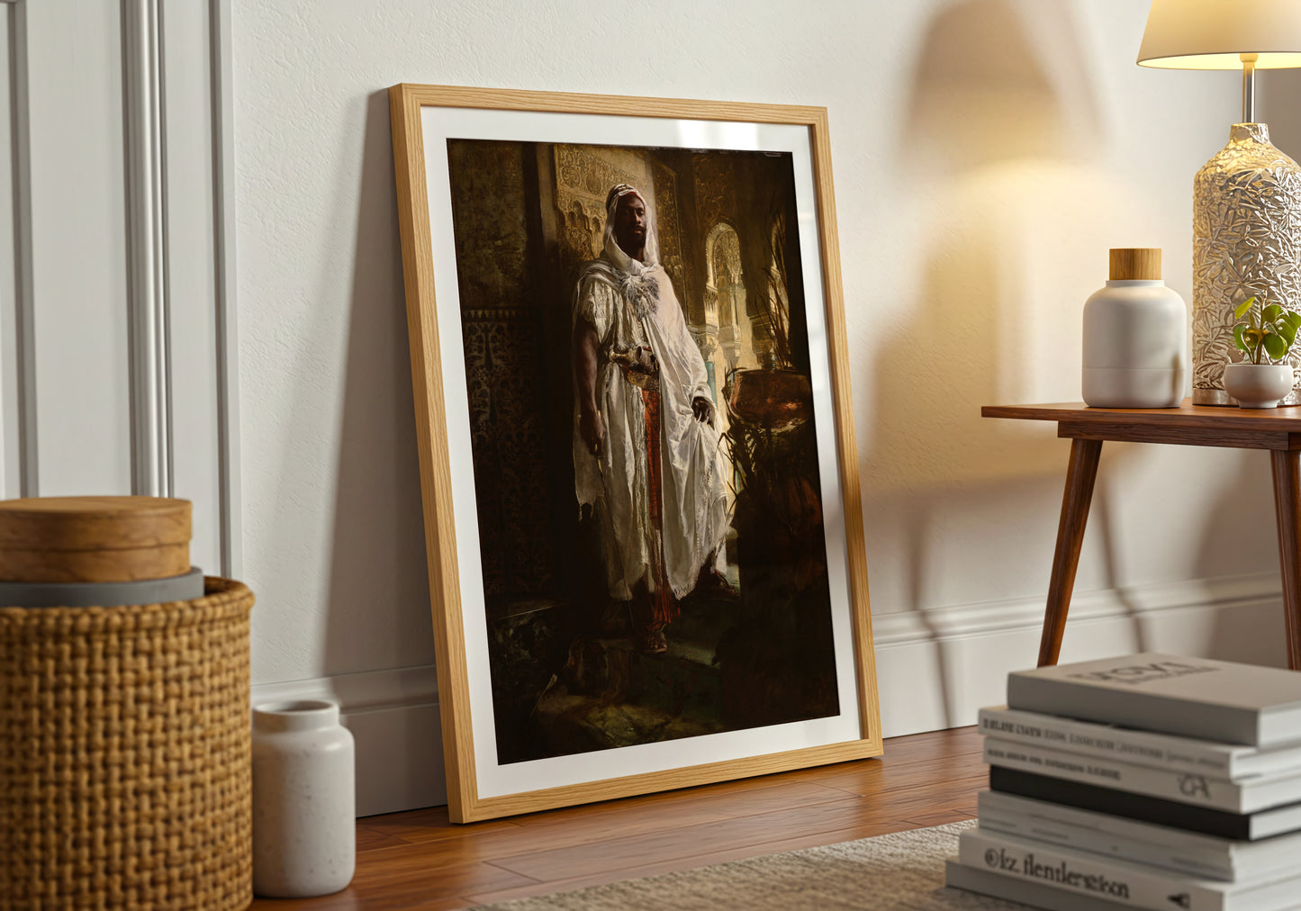 The Moorish Chief poster by Eduard Charlemont - Neutral room decor with framed print