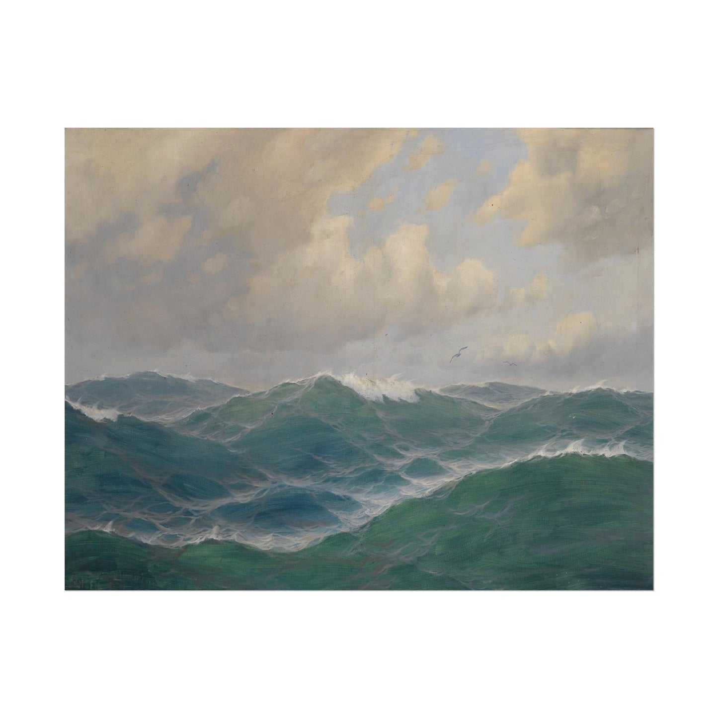 Bewegte poster by Max Jensen - 11x14 inch print