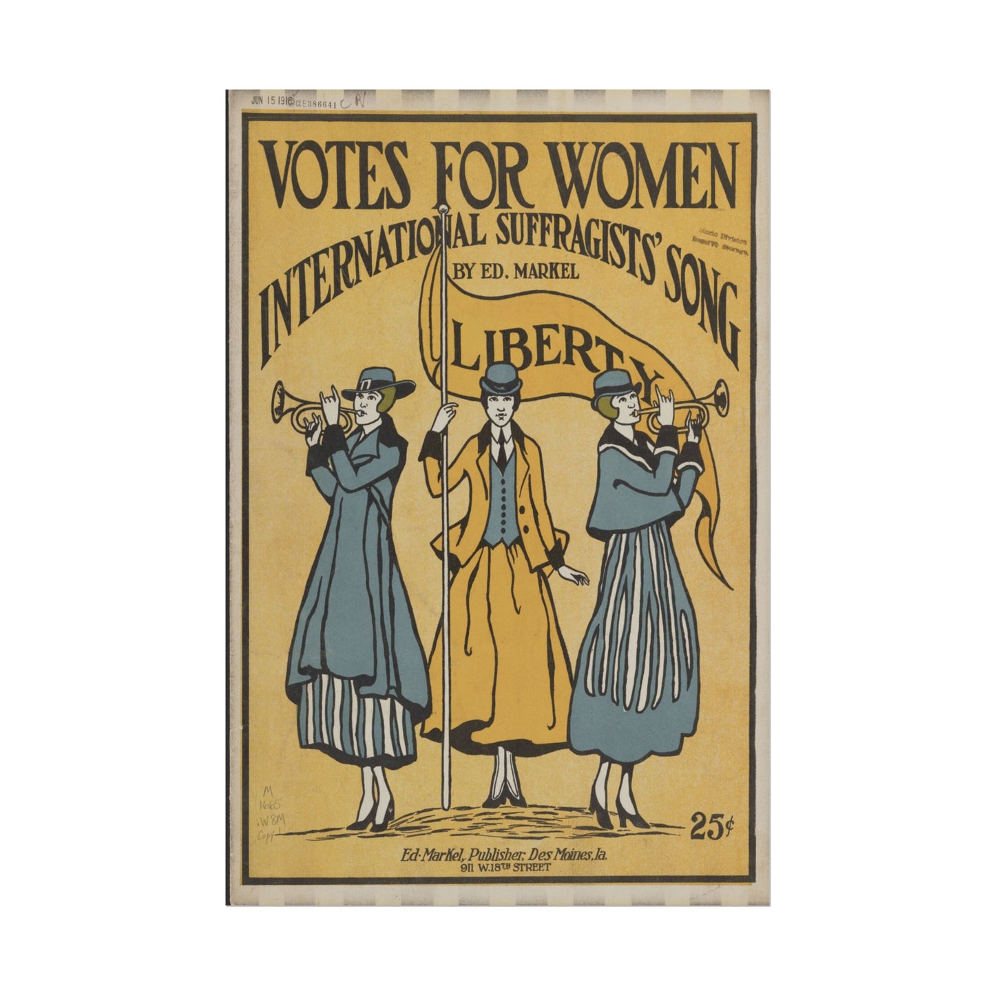 Votes for Women poster by Alphonse Mucha - 20x30 inch poster print
