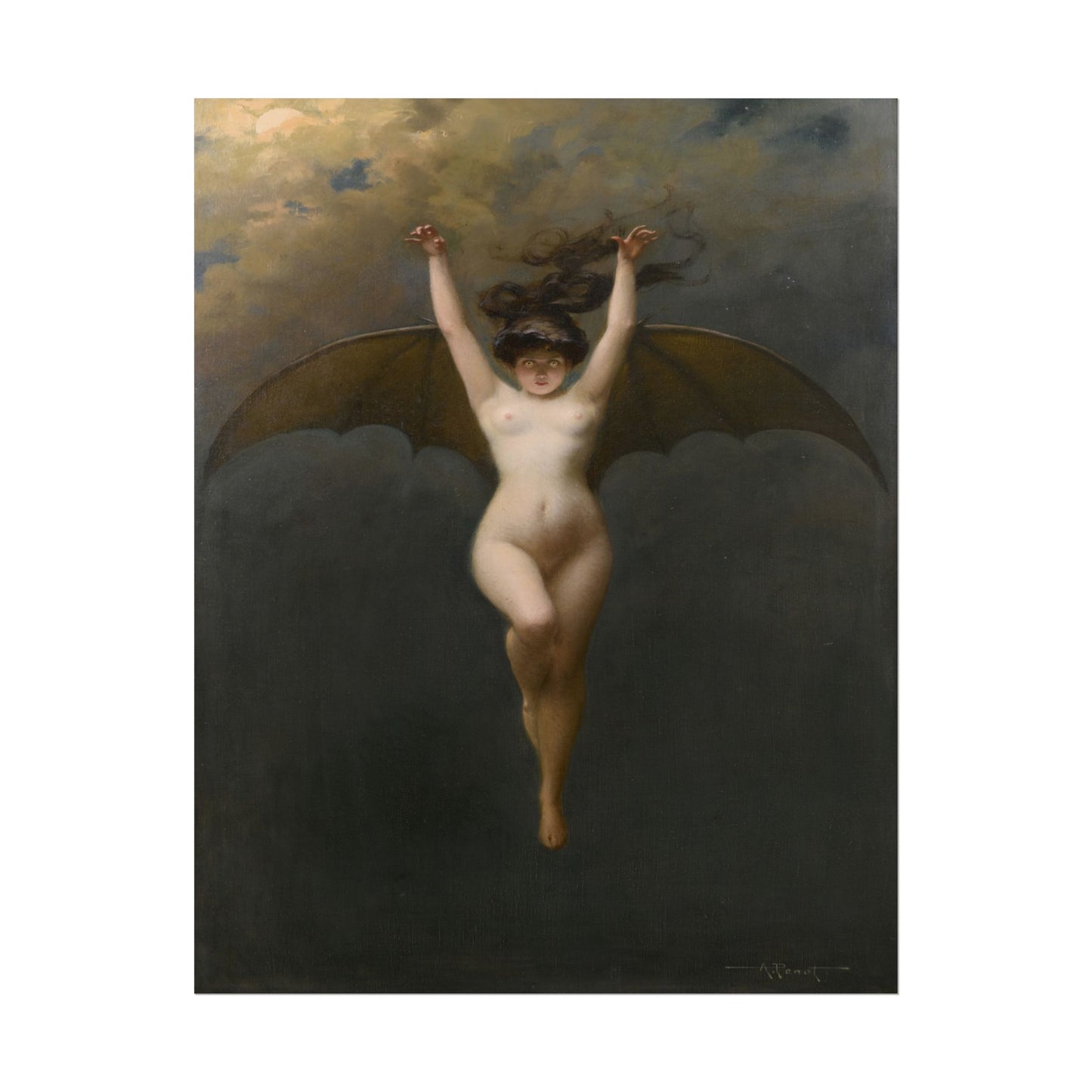 The Bat Woman poster by Albert Joseph Penot - 11x14 inch print