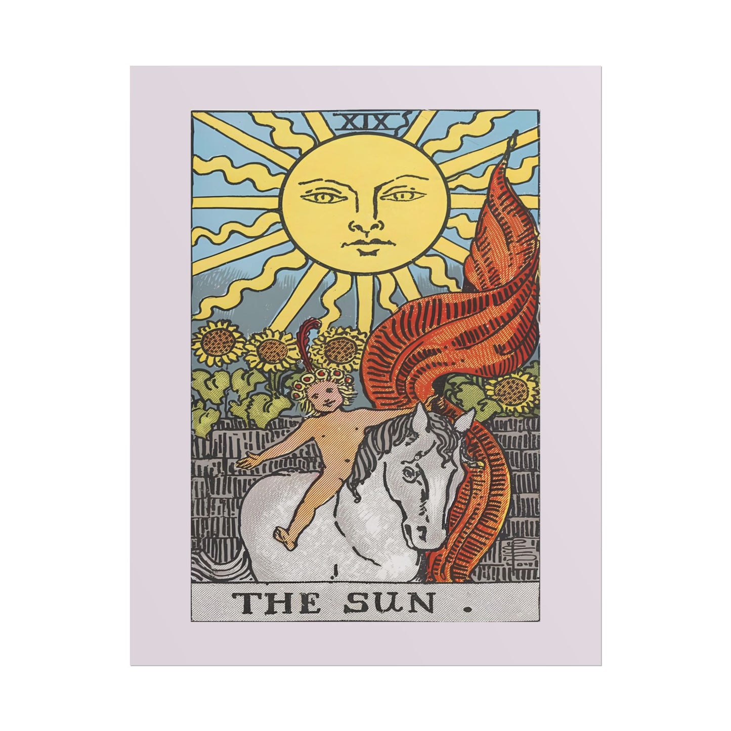The Sun - Tarot Card poster by Anheuser Busch - 11x14 inch print
