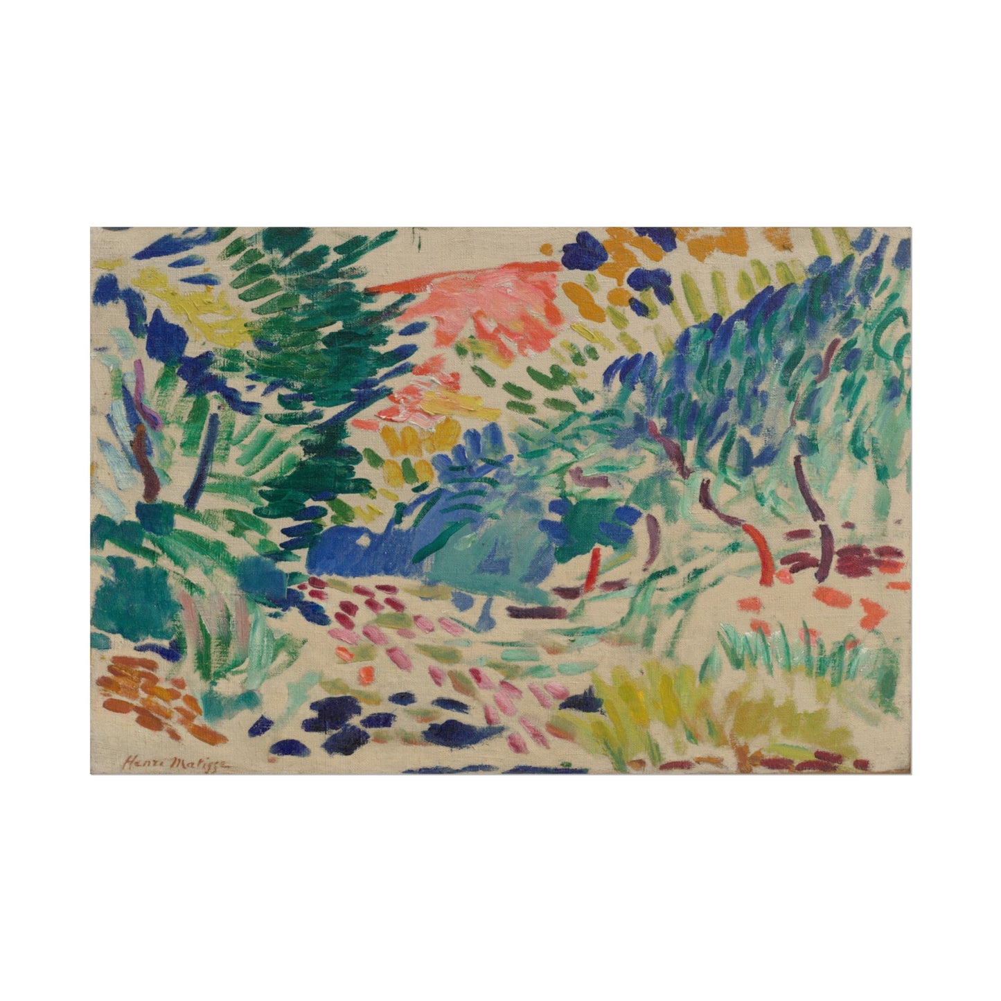 Landscape at Collioure poster by Henri Matisse - 16x24 inch poster print