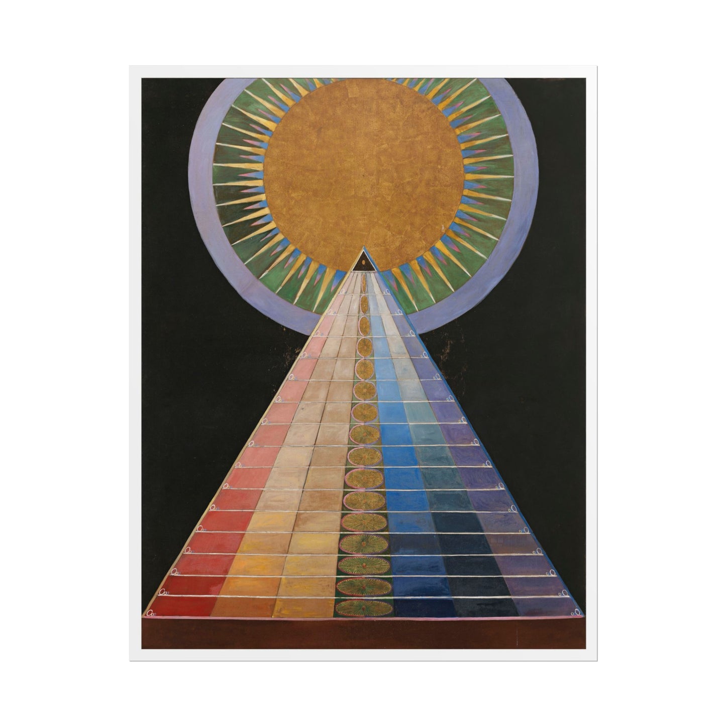 No.1 Group X poster by Hilma Af Klint - 11x14 inch print