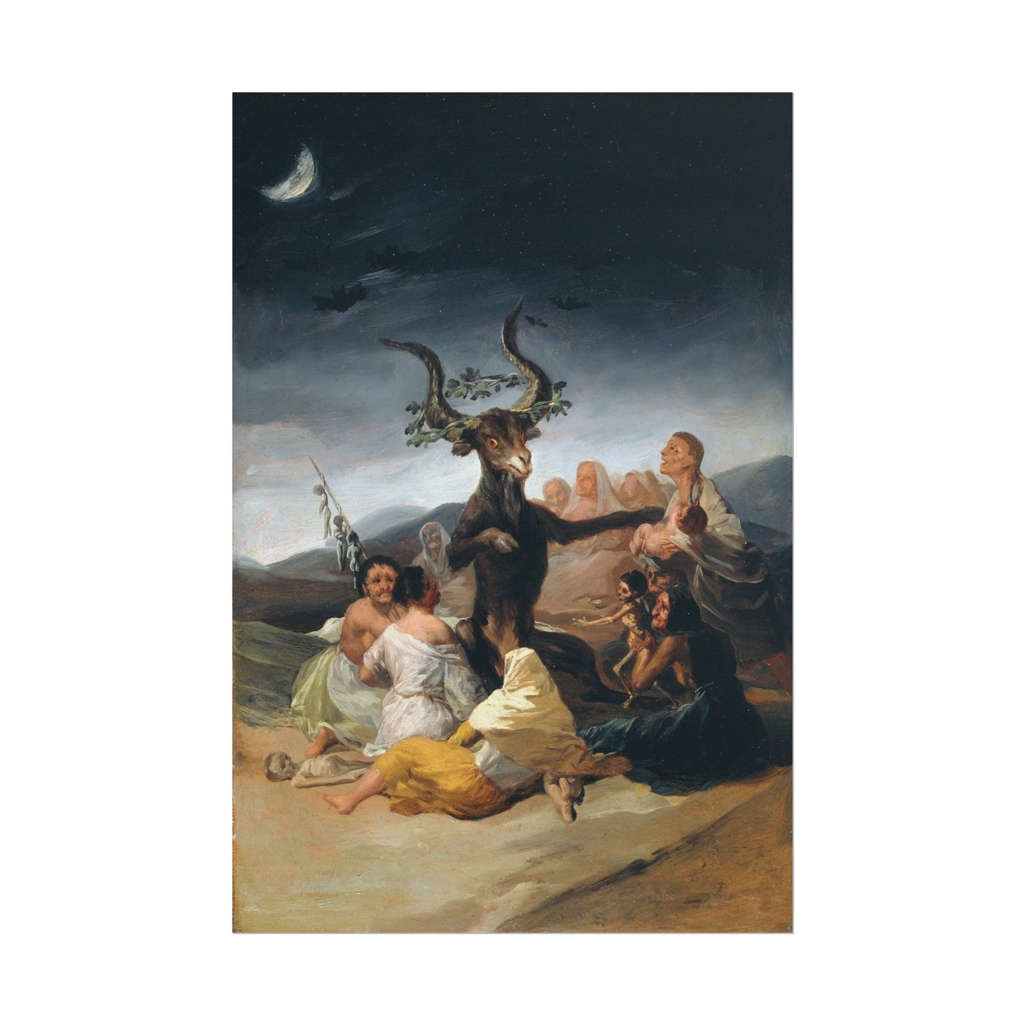 Witch's Sabbath poster by Francisco Goya - 24x36 inch wall art
