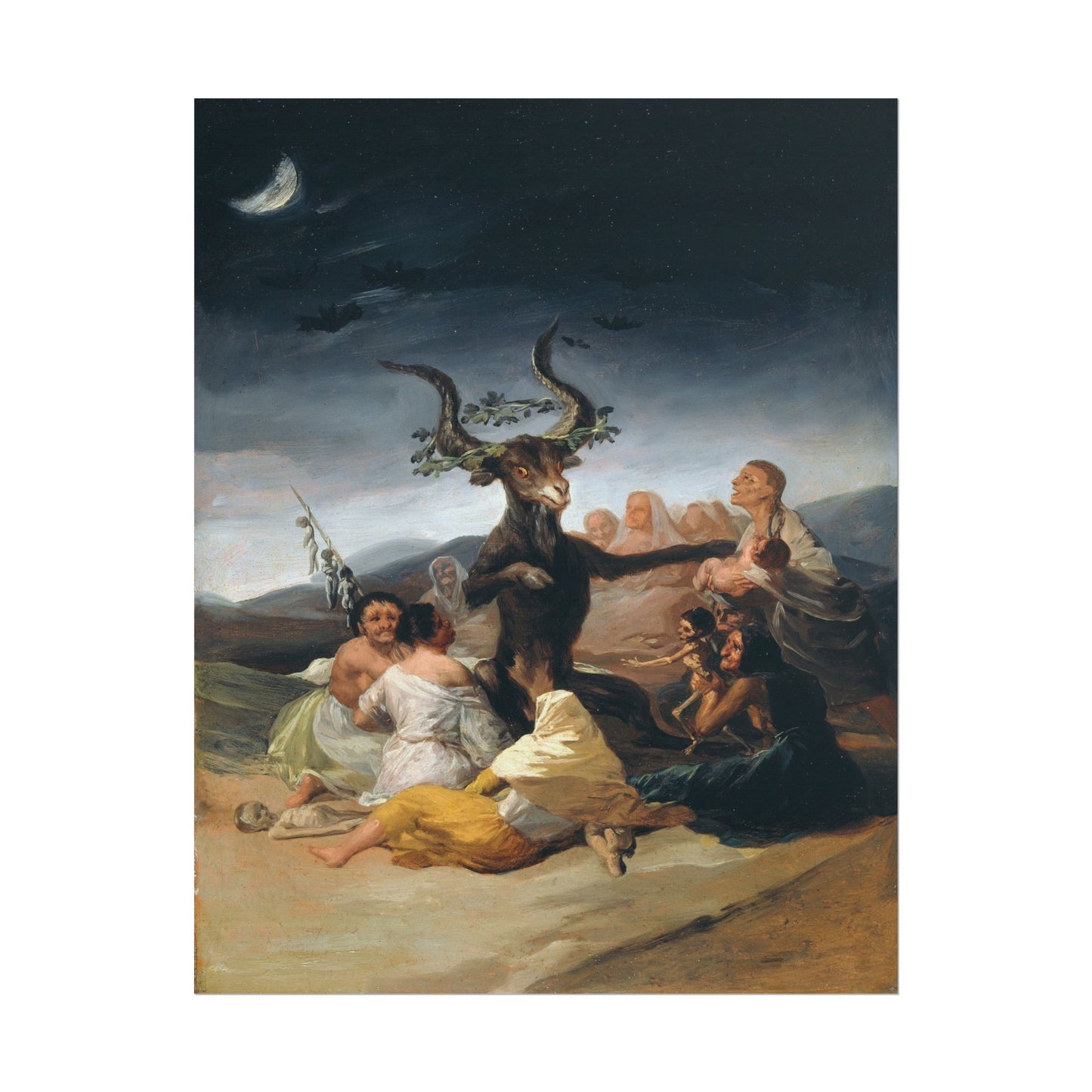 Witch's Sabbath poster by Francisco Goya - 11x14 inch print