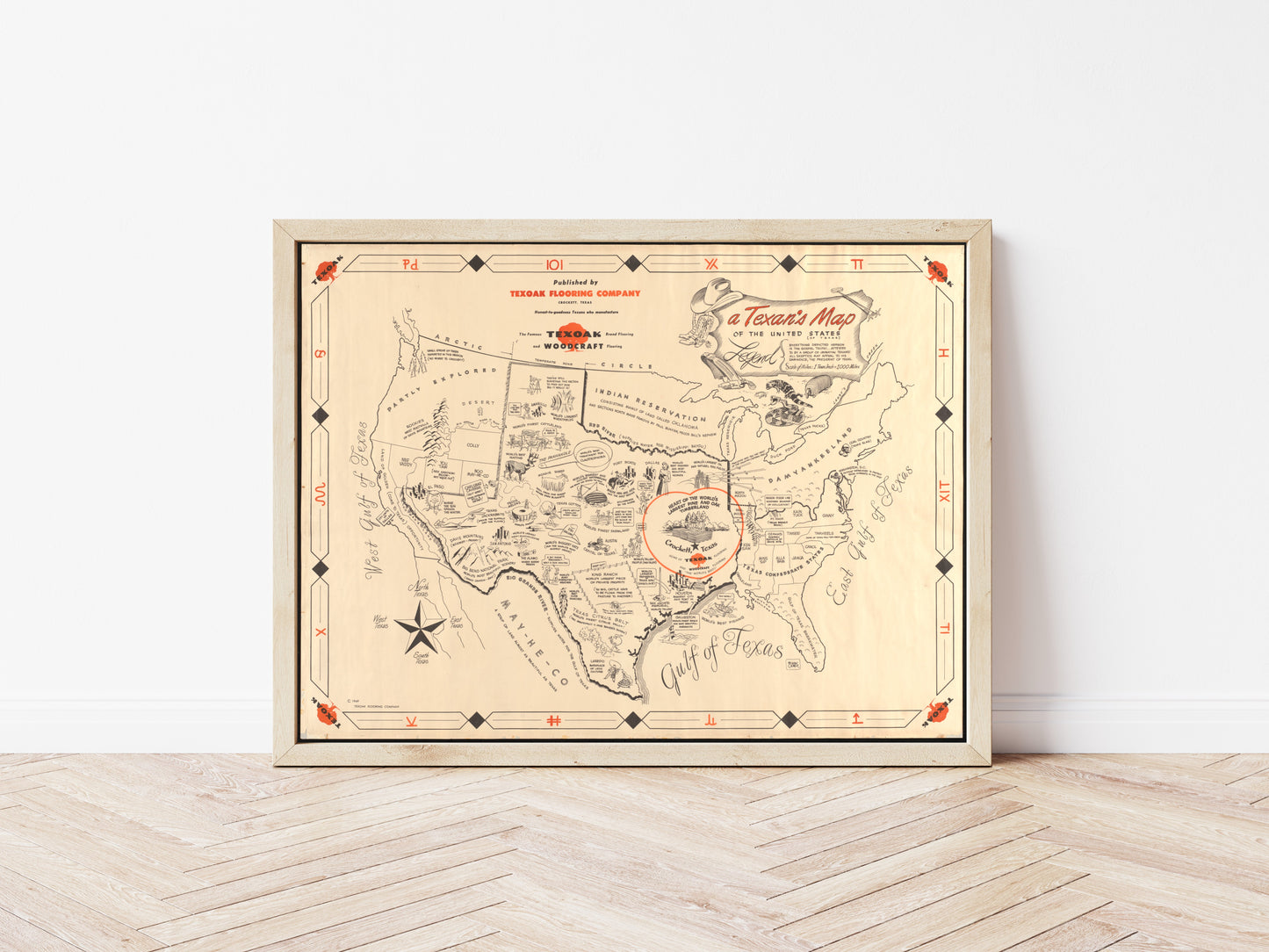 A Texan’s Map of the United States of Texas