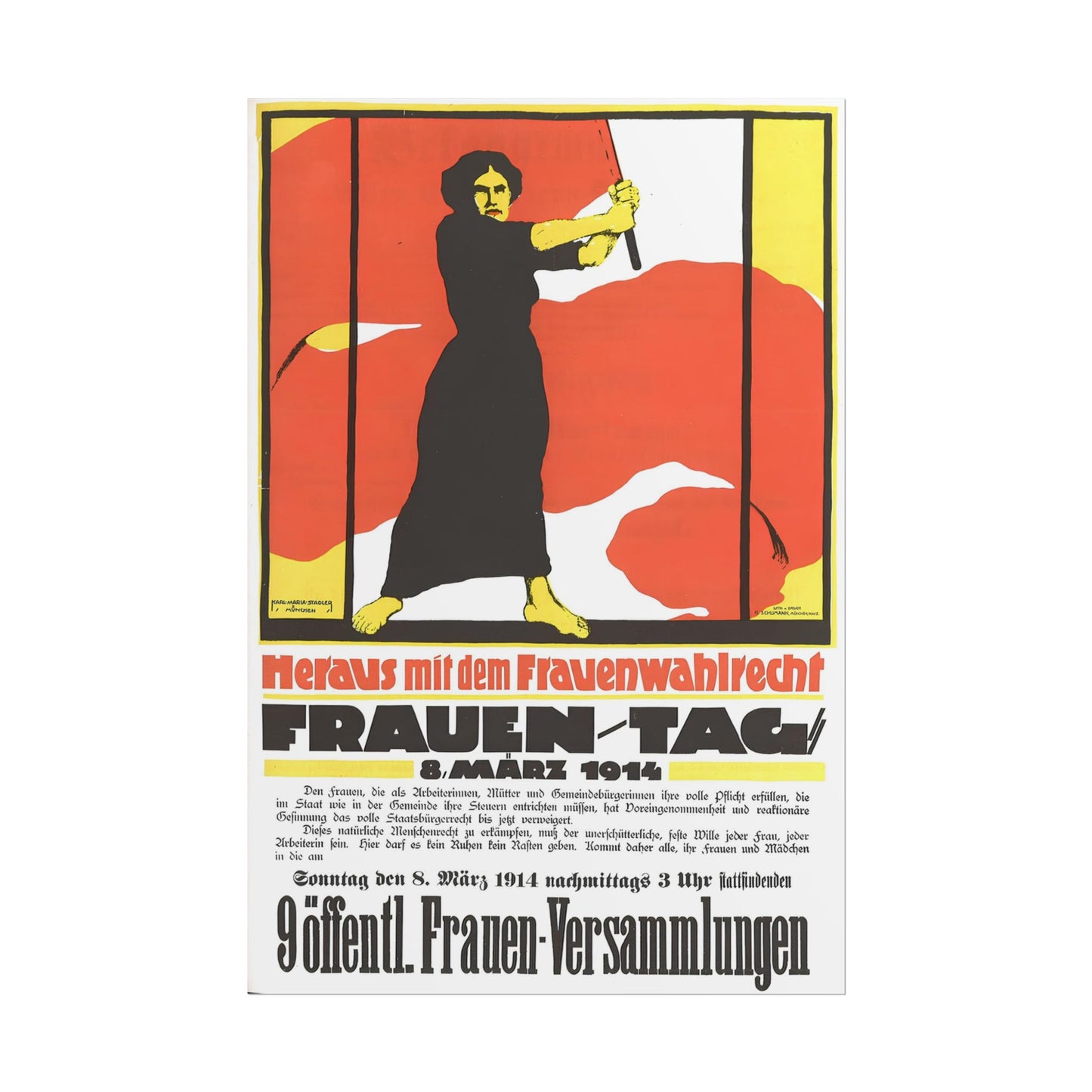 Vintage 1914 Women's Day Poster poster by Paul Poiret - 16x24 inch poster print