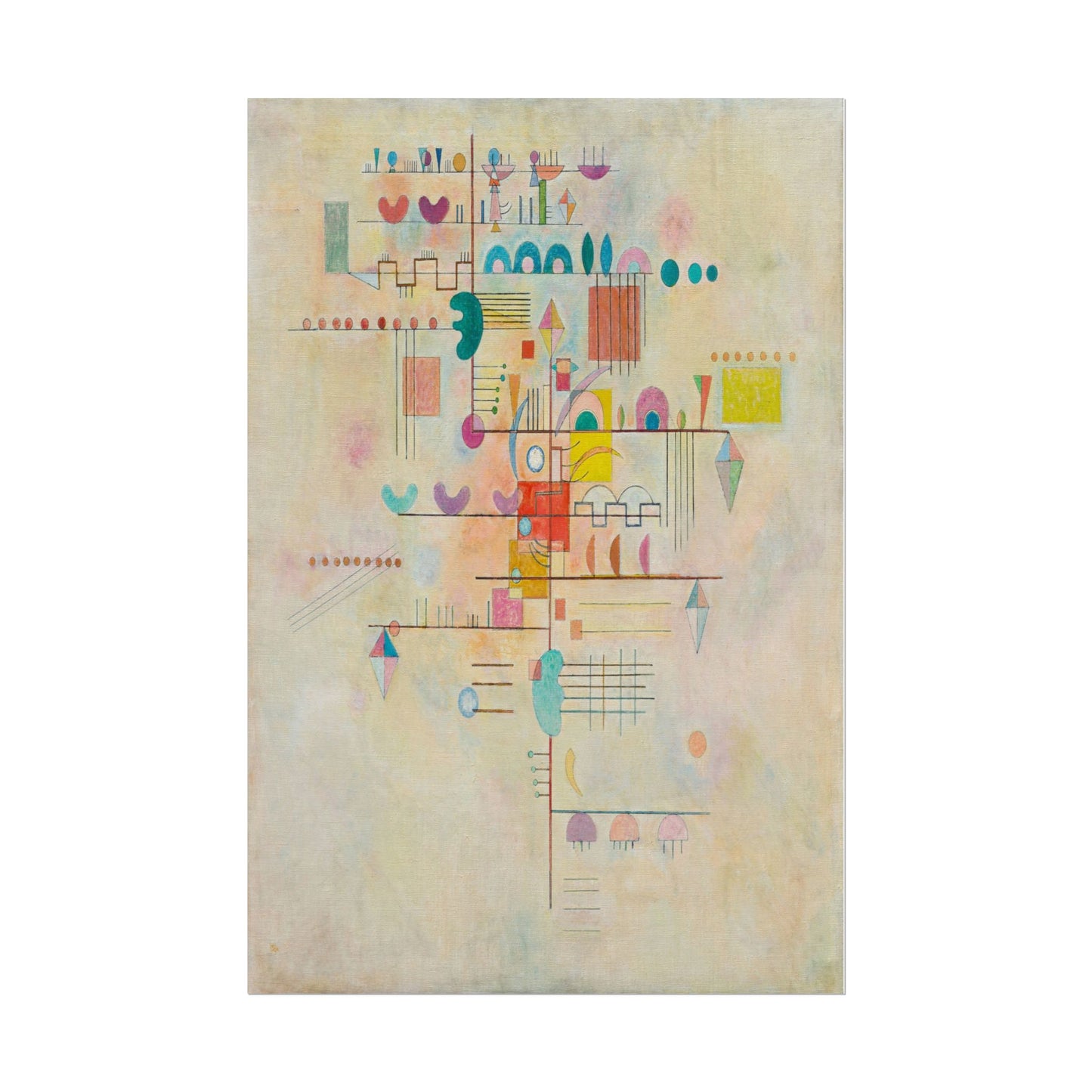 Graceful Ascent poster by Wassily Kandinsky - 20x30 inch poster print