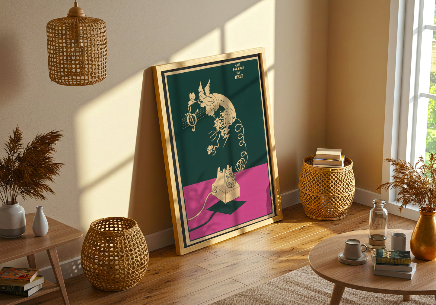 Vintage WWII Poster poster by Lanny Sommese - Neutral room decor with framed print