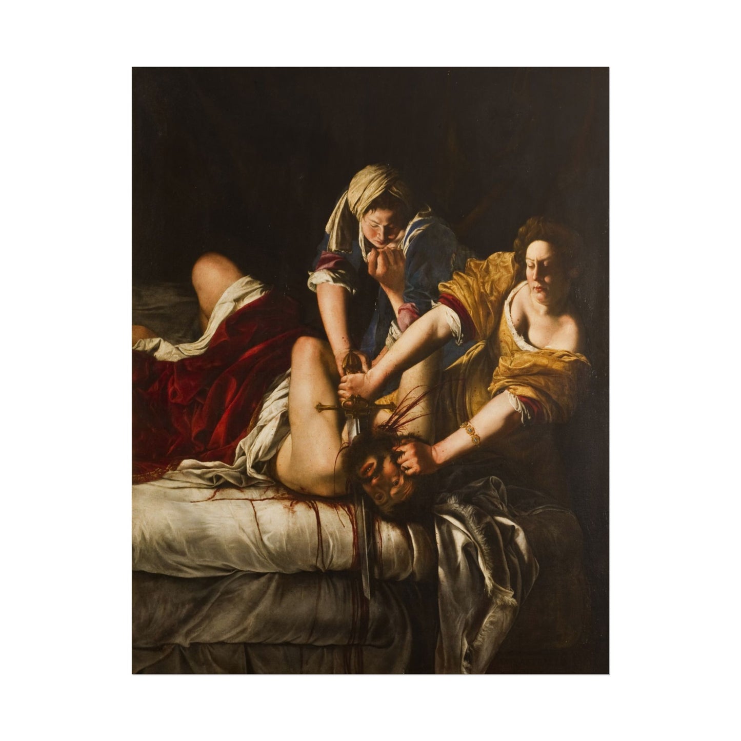 Judith Beheading Holofernes poster by Artemisia Gentileschi - 11x14 inch print