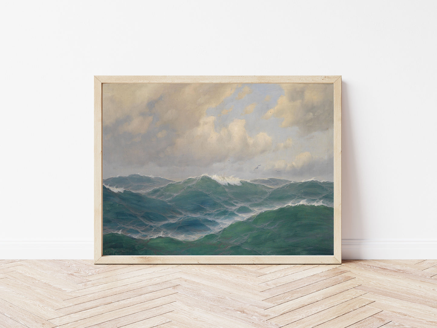 Bewegte poster by Max Jensen - Black frame wall art