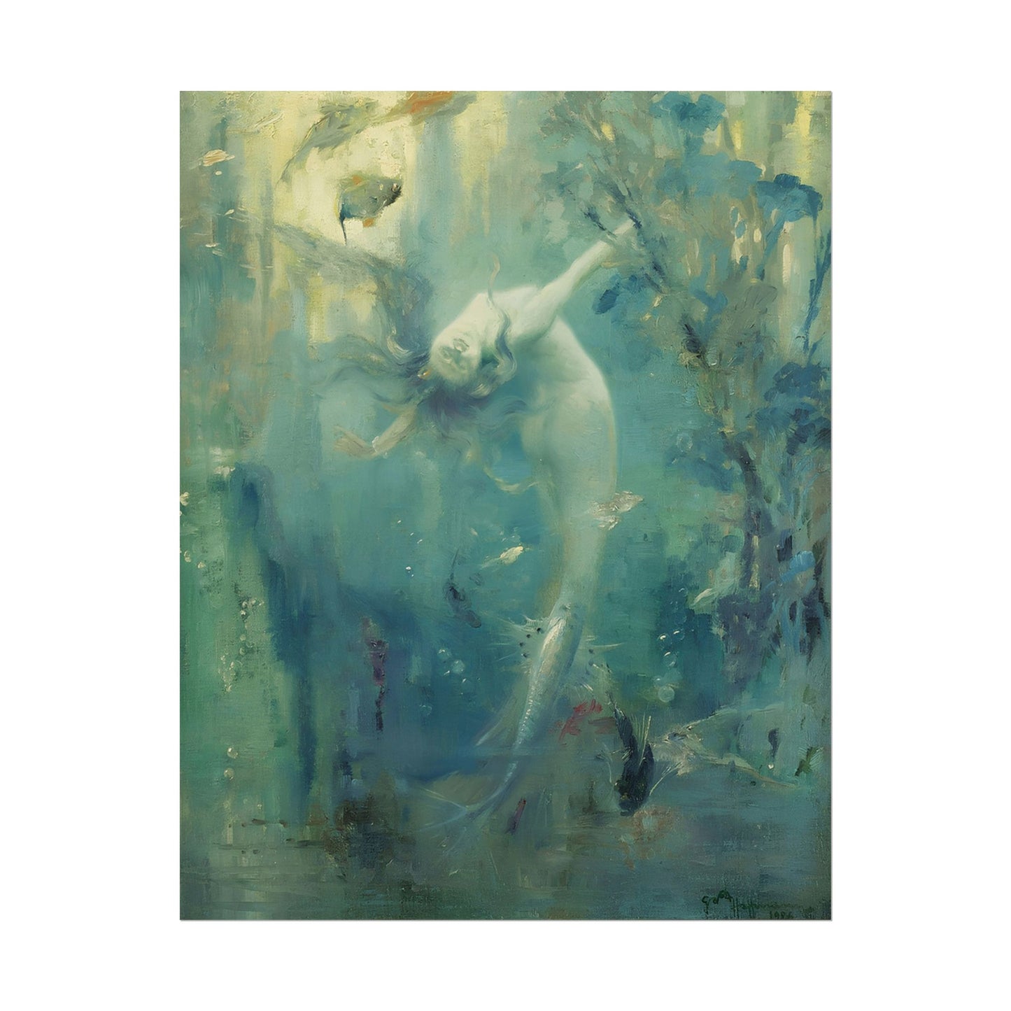 Sirene poster by Gaston Hoffmann - 11x14 inch print