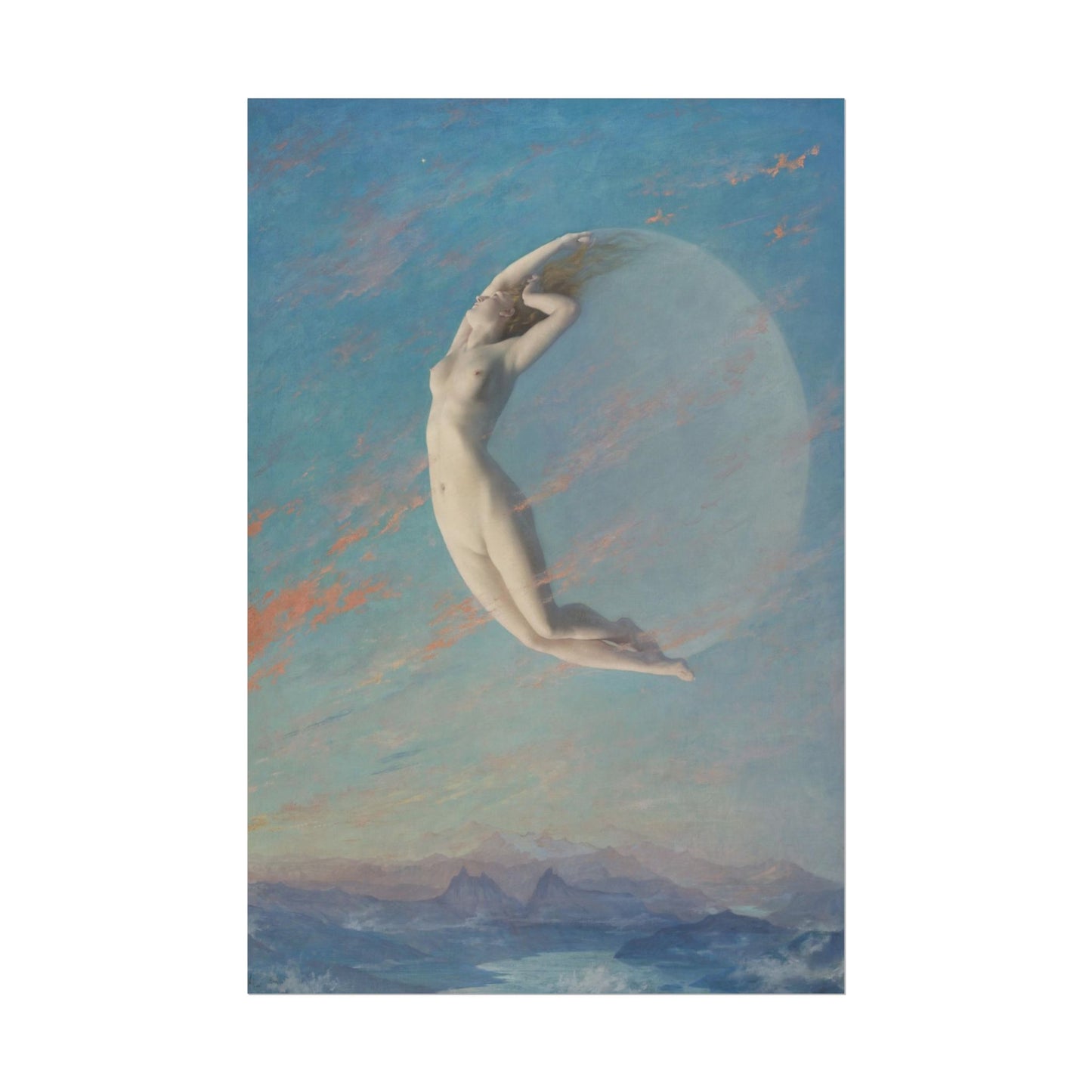 Selene poster by Albert Aublet - 24x36 inch wall art
