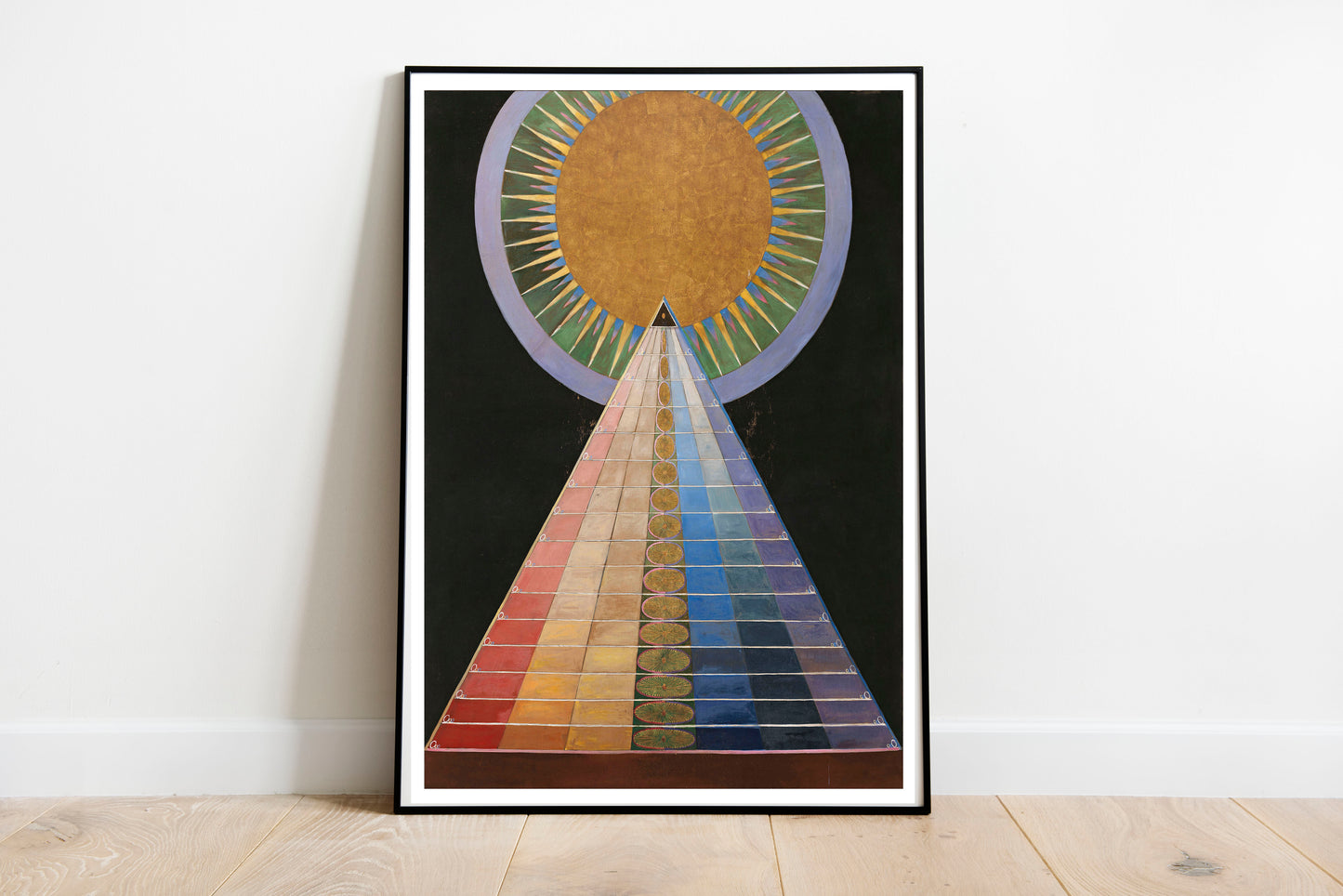 No.1 Group X poster by Hilma Af Klint - Black frame wall art