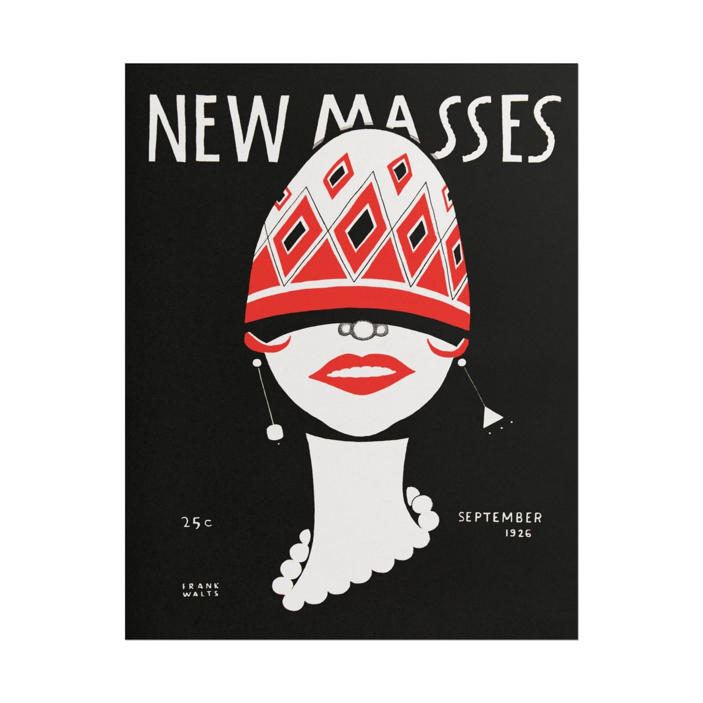 New Masses poster by Frank Walts - 11x14 inch print