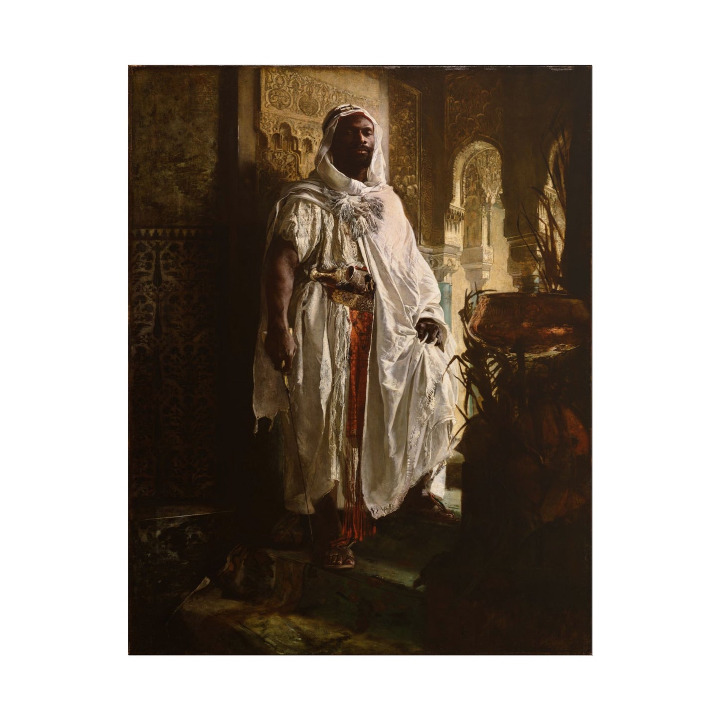 The Moorish Chief poster by Eduard Charlemont - 11x14 inch print