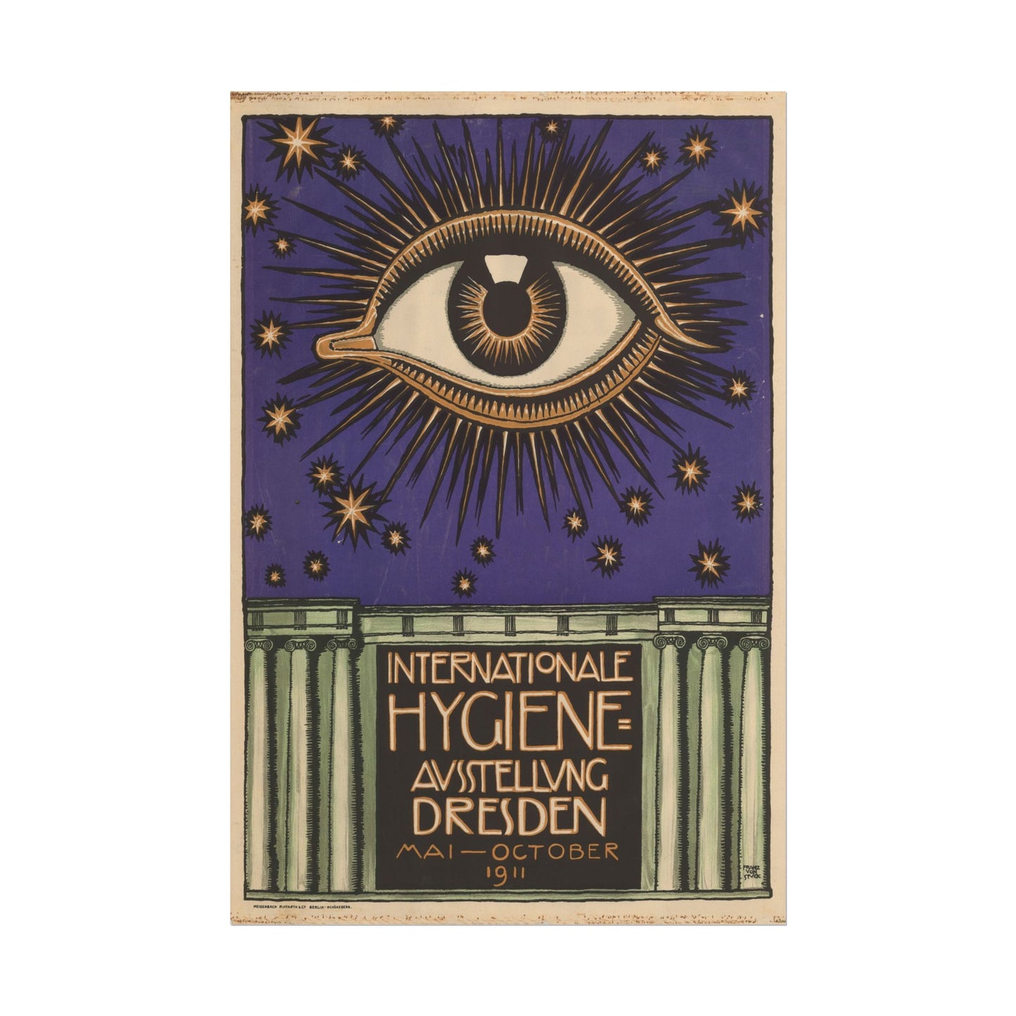 International Hygiene Exhibition Poster poster by Franz Von Stuck - 16x24 inch poster print