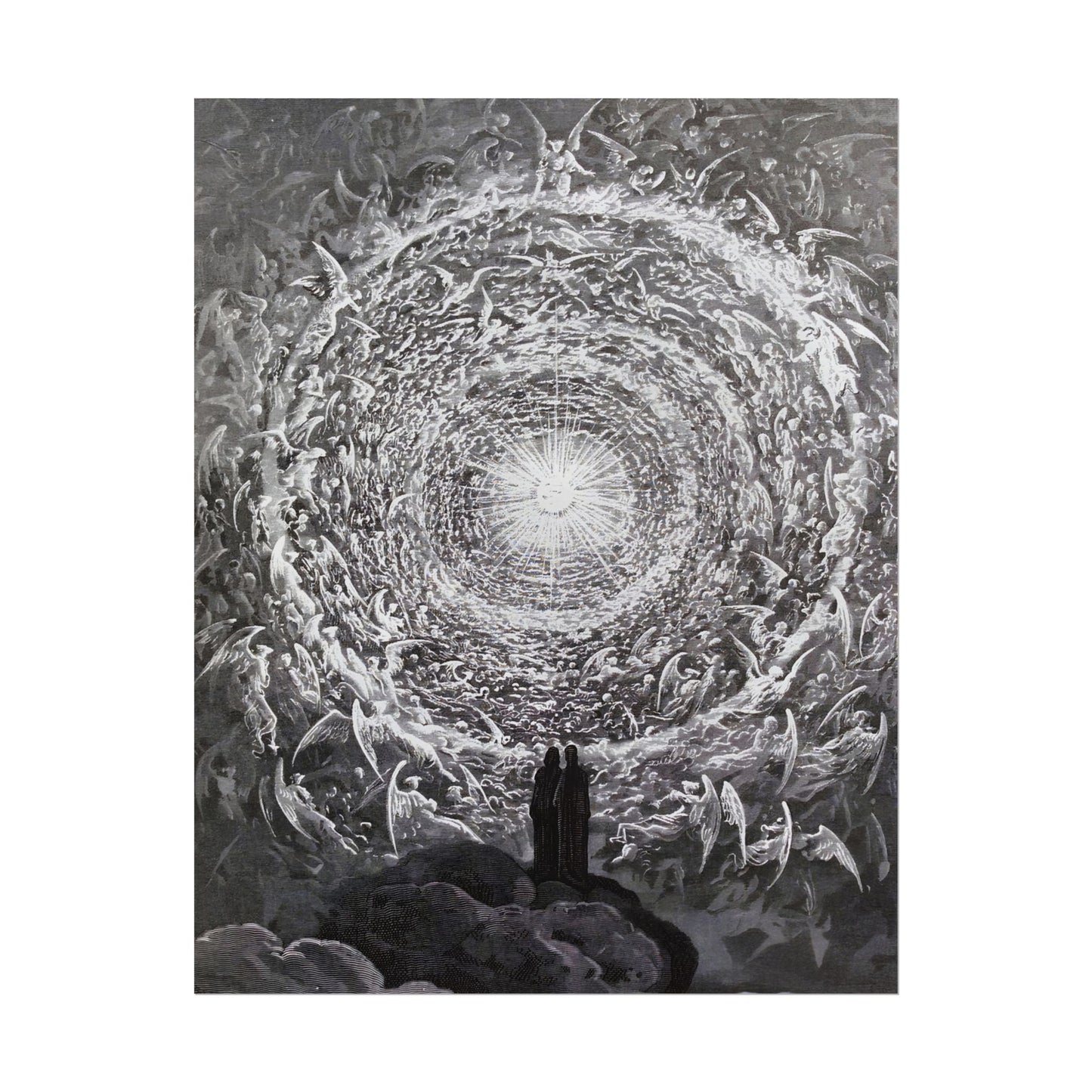 The White Rose poster by Gustave Dore - 11x14 inch print
