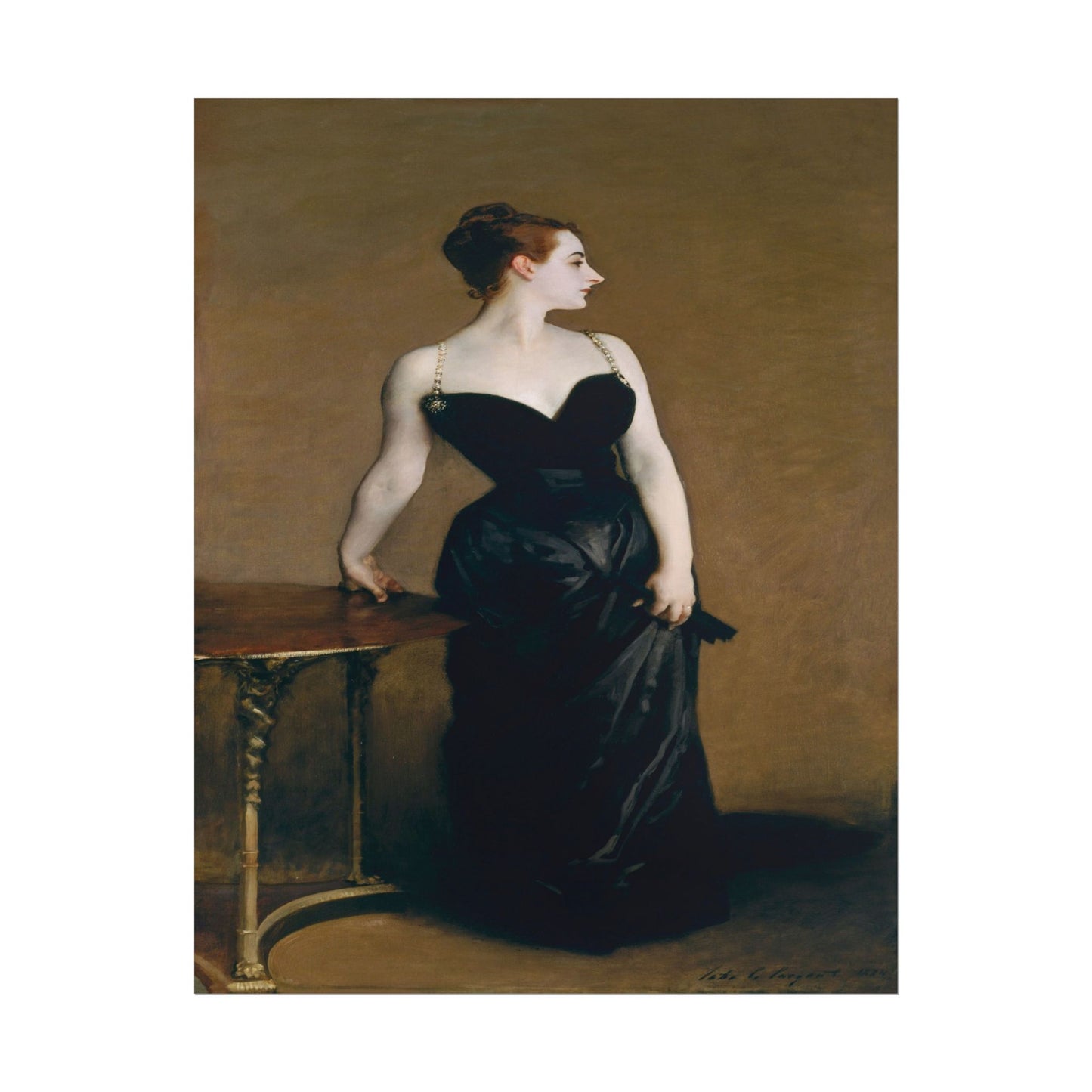 Portrait of Madame X poster by John Singer Sargent - 11x14 inch print
