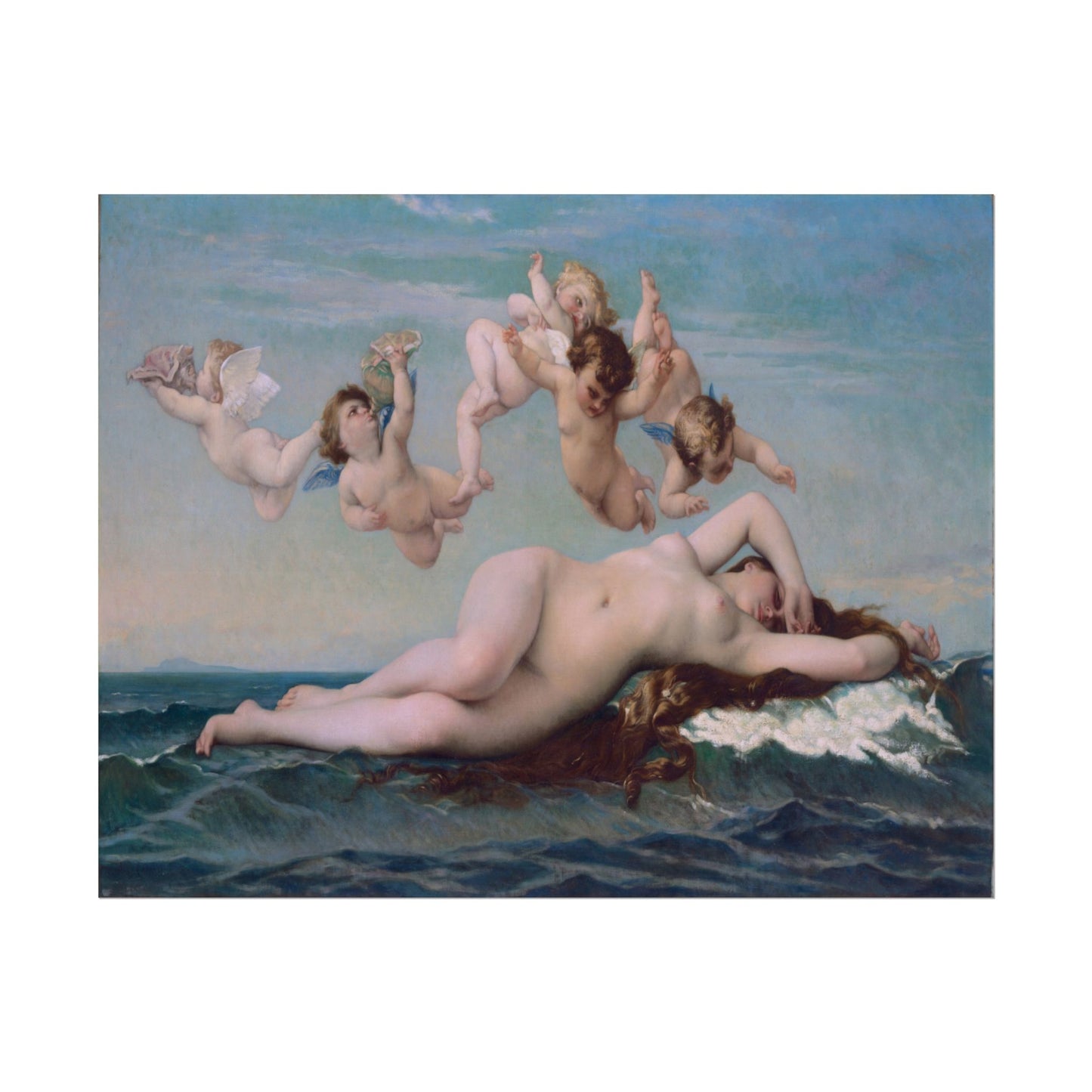 The Birth of Venus poster by Alexandre Cabanel - 11x14 inch print