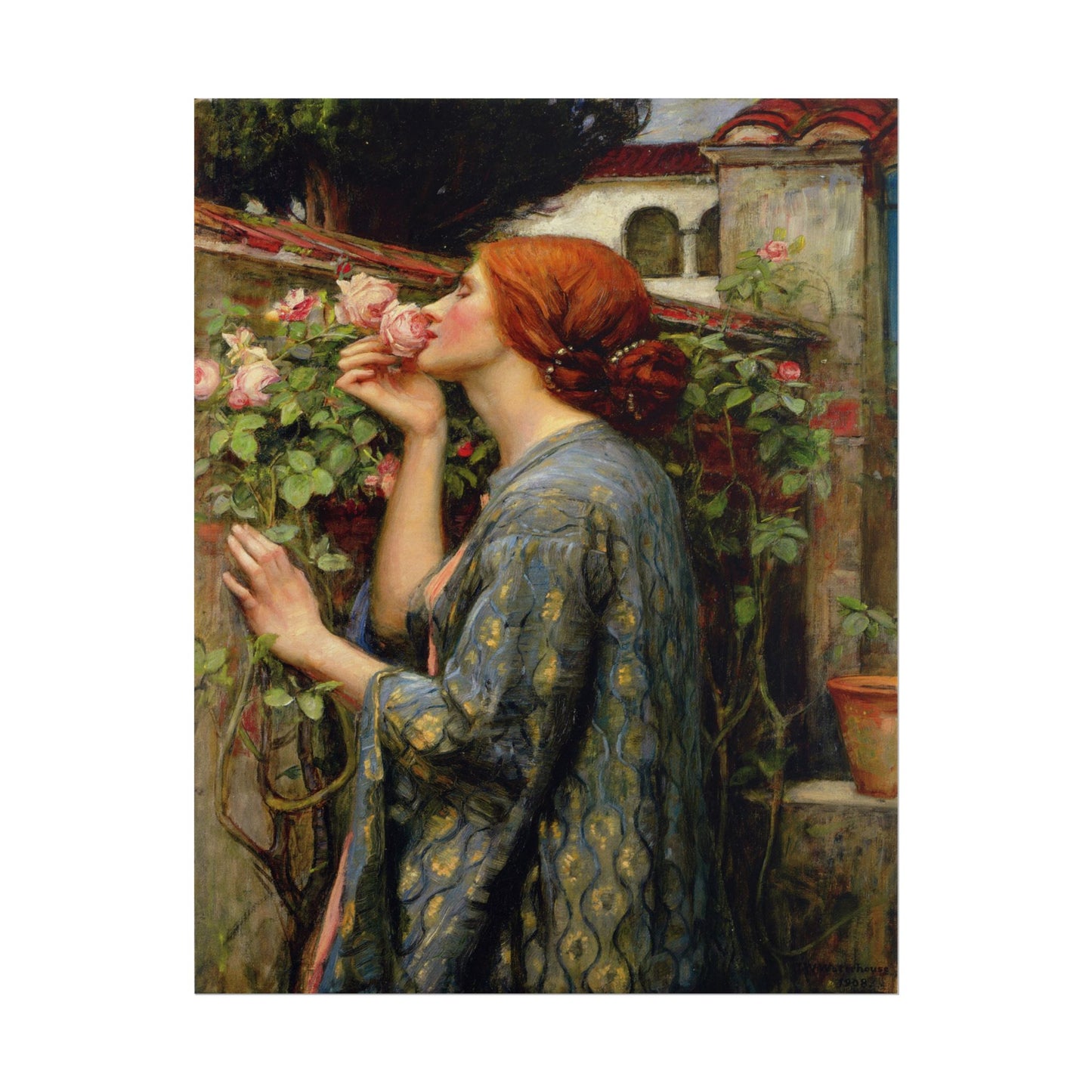 The Soul of the Rose poster by John William Waterhouse - 11x14 inch print