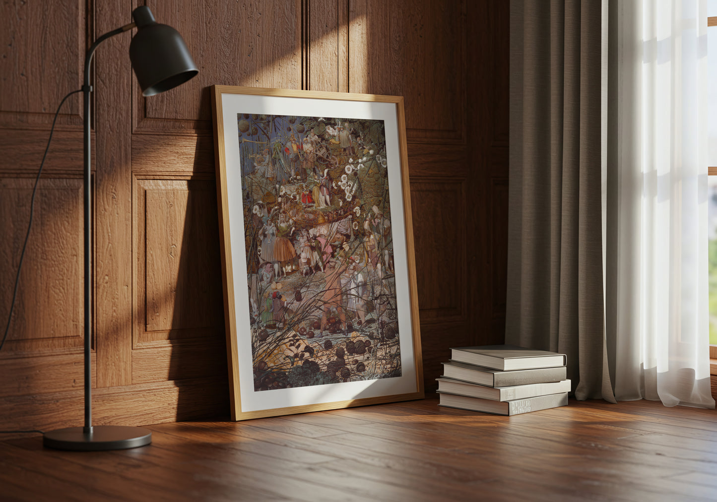 The Fairy Feller's Master Stroke poster by Richard Dadd - Neutral room decor with framed print