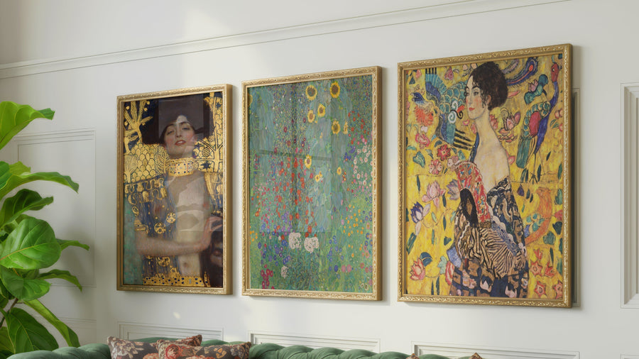 Famous Gustav Klimt Prints for Home Wall Art