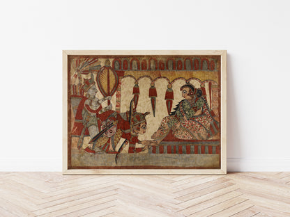 Abhimanyu Greets his Mother