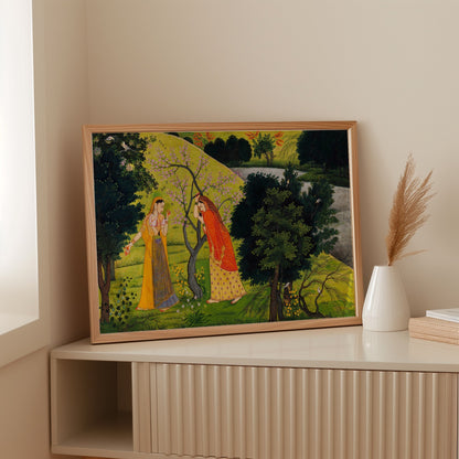 Radha and Her Confidant