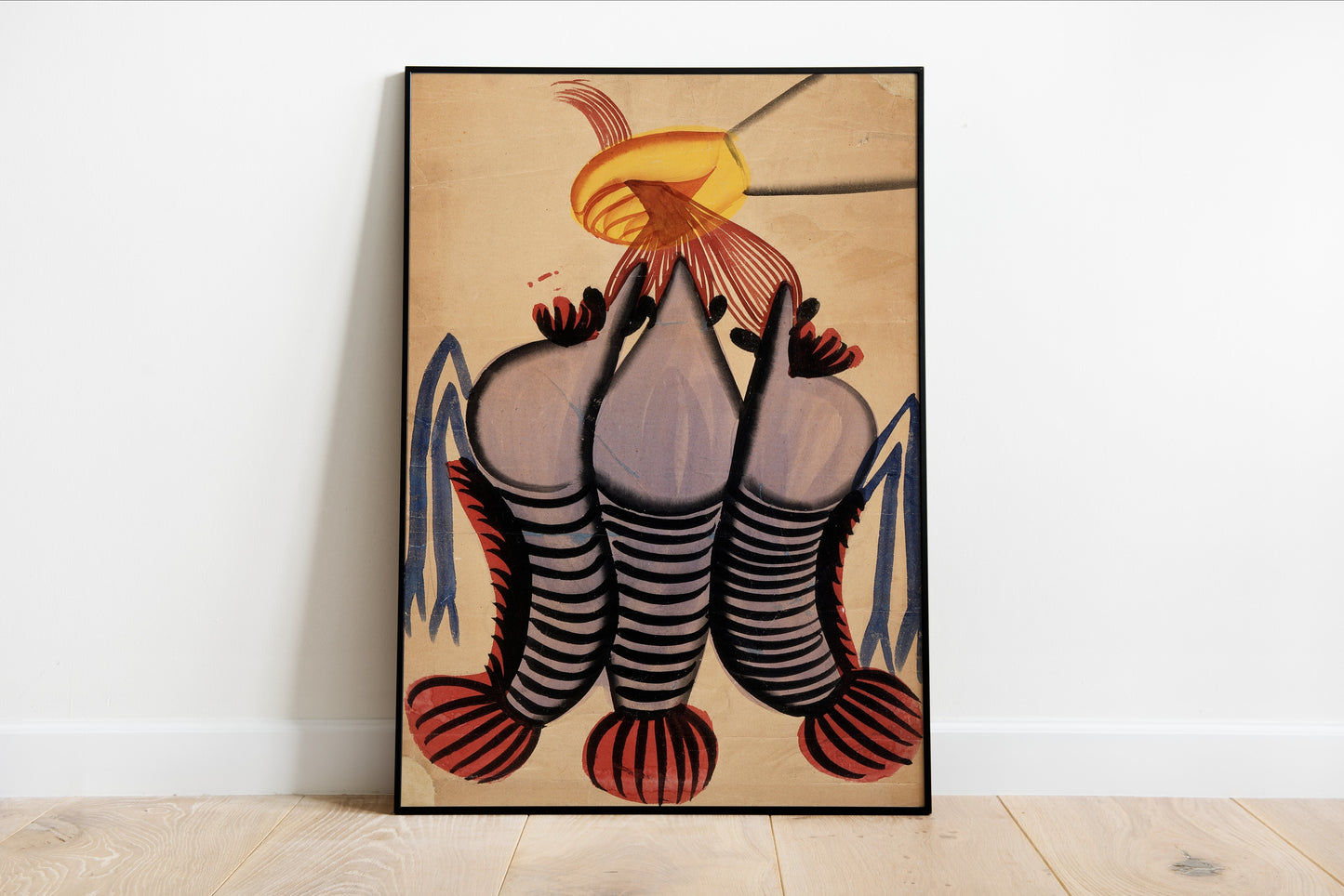 A Hand Holding Prawns