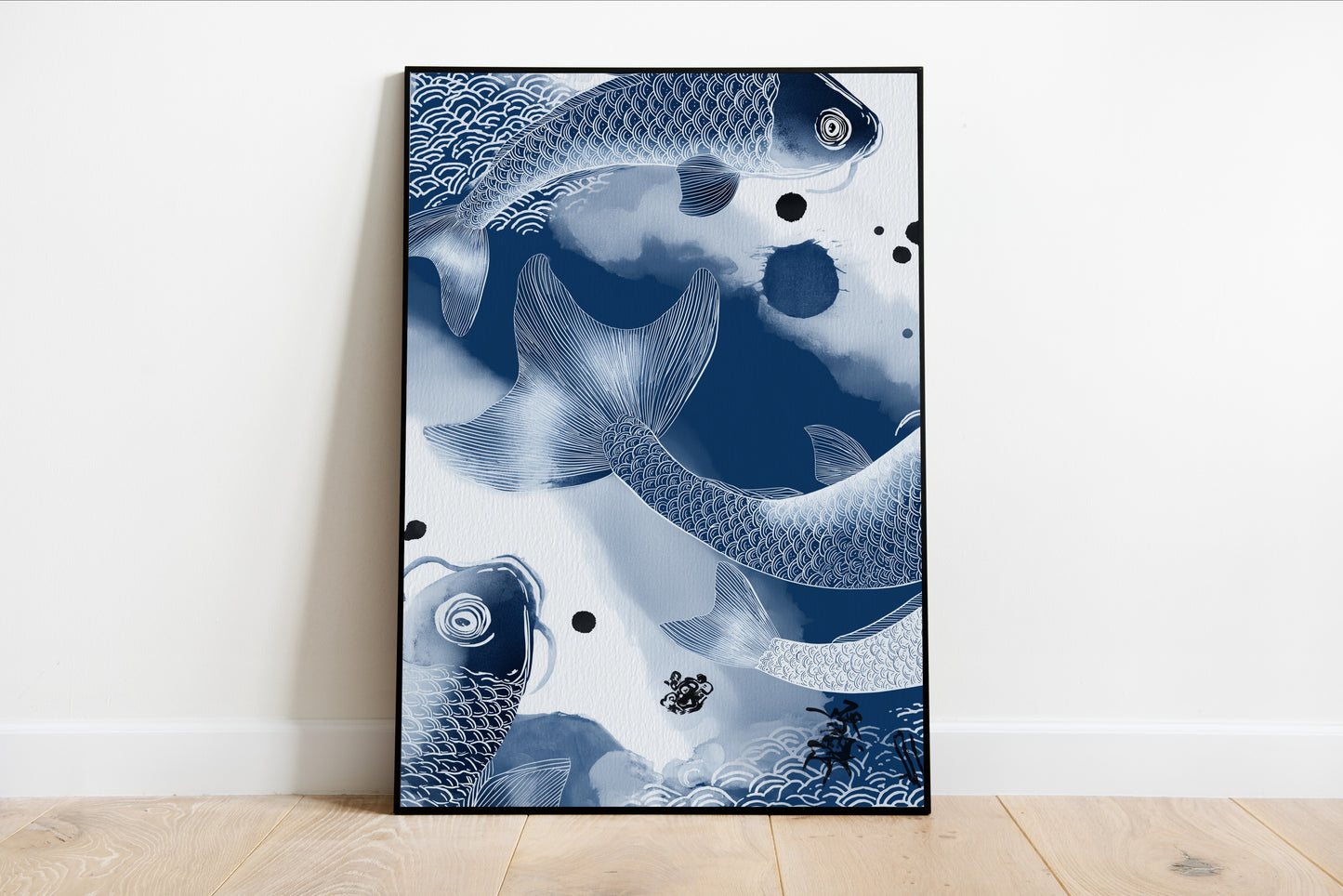 Blue Koi Fish