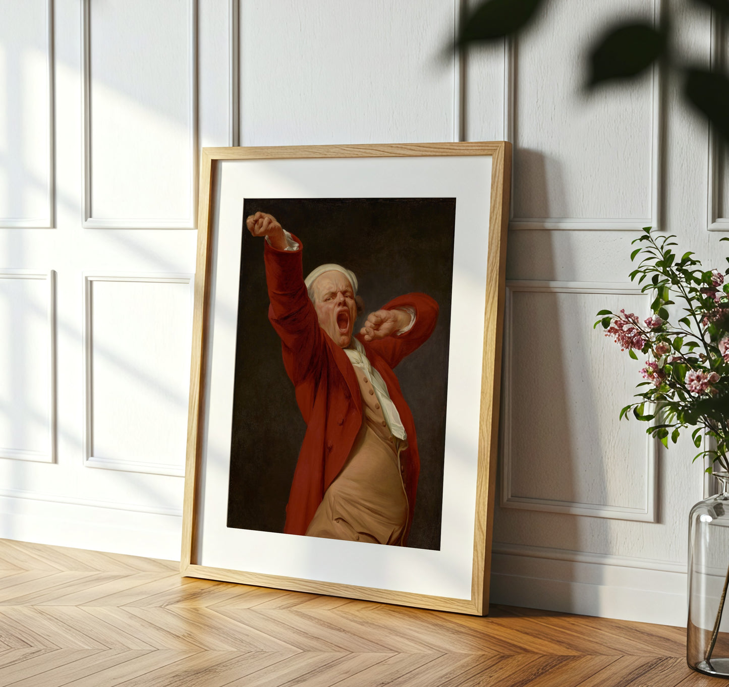 Self-Portrait Yawning