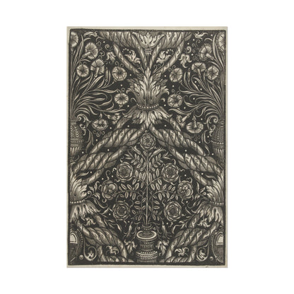 Vase and Flowers Textile