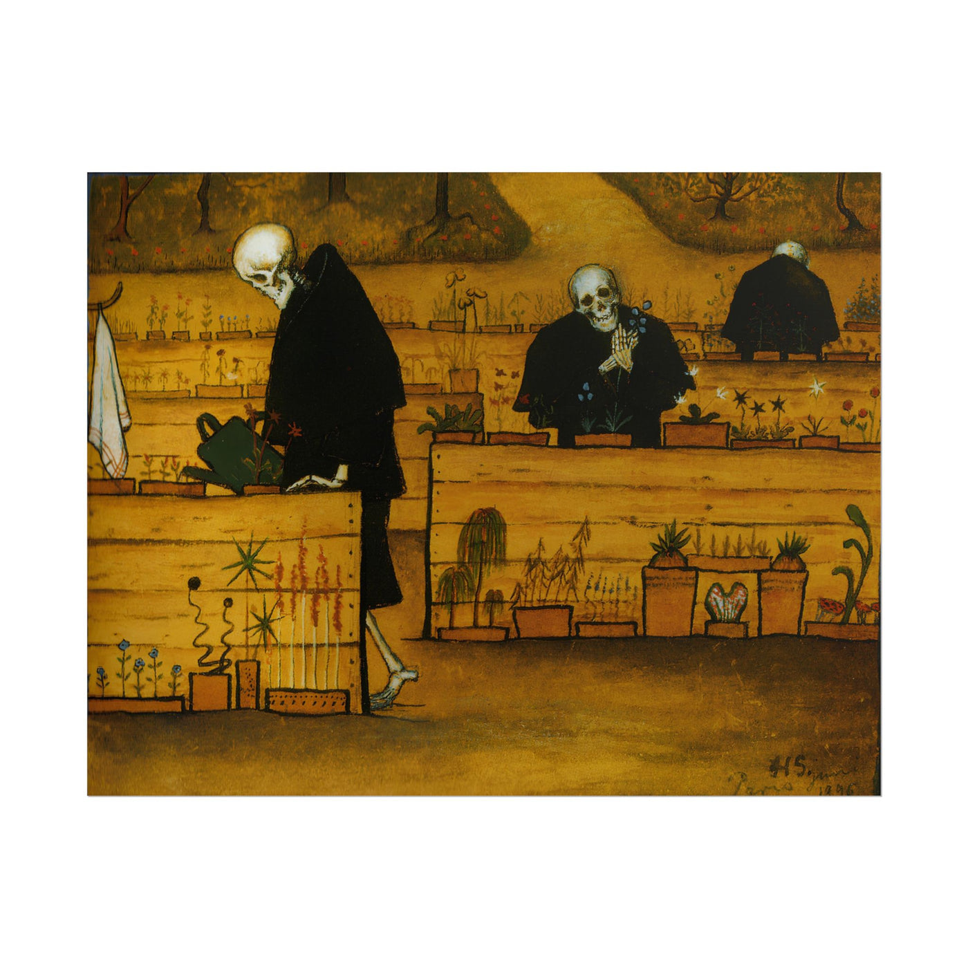 The Garden of Death Painting 14″×11″