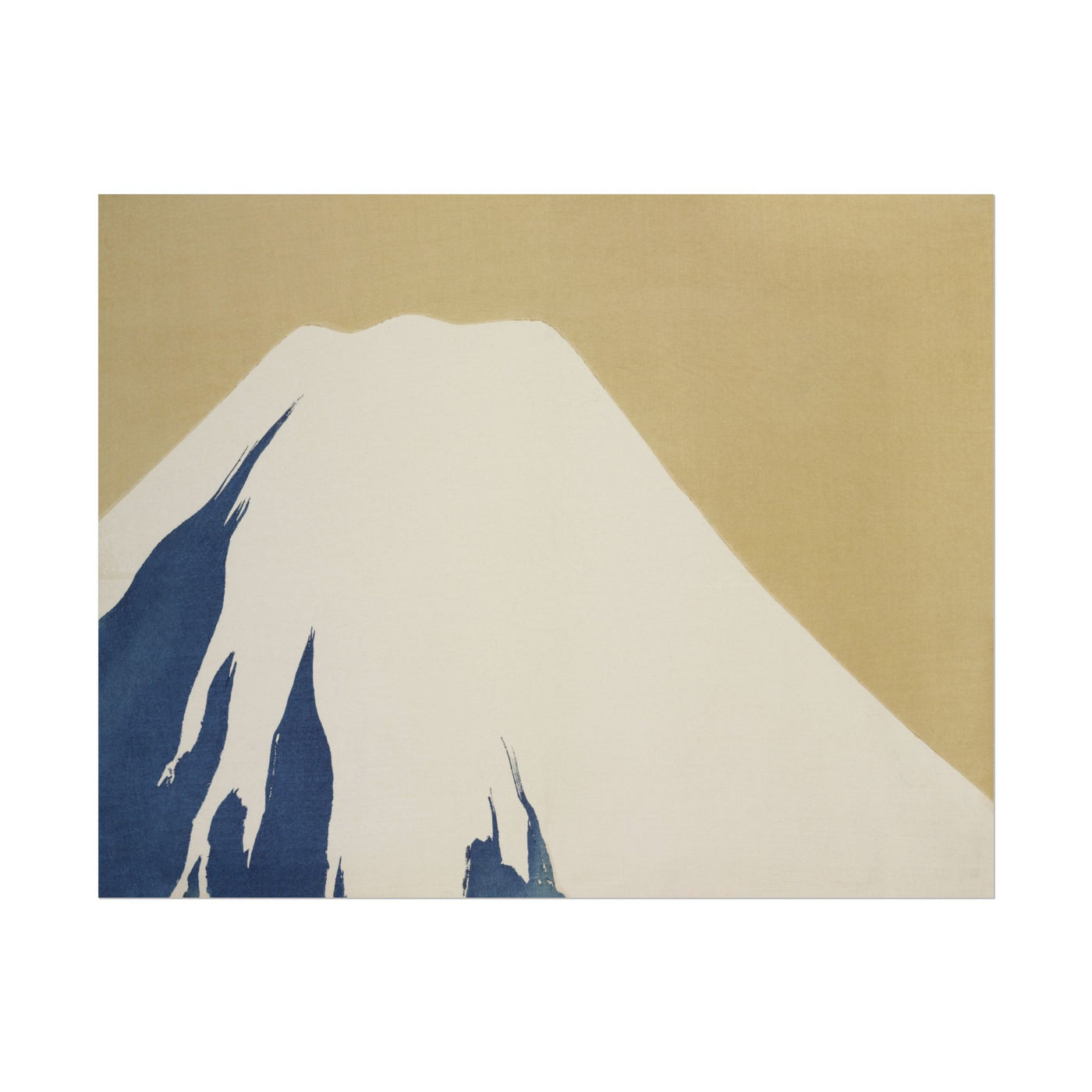 Mount Fuji from Momoyogusa - Flowers Of A Hundred Generations 14″×11″