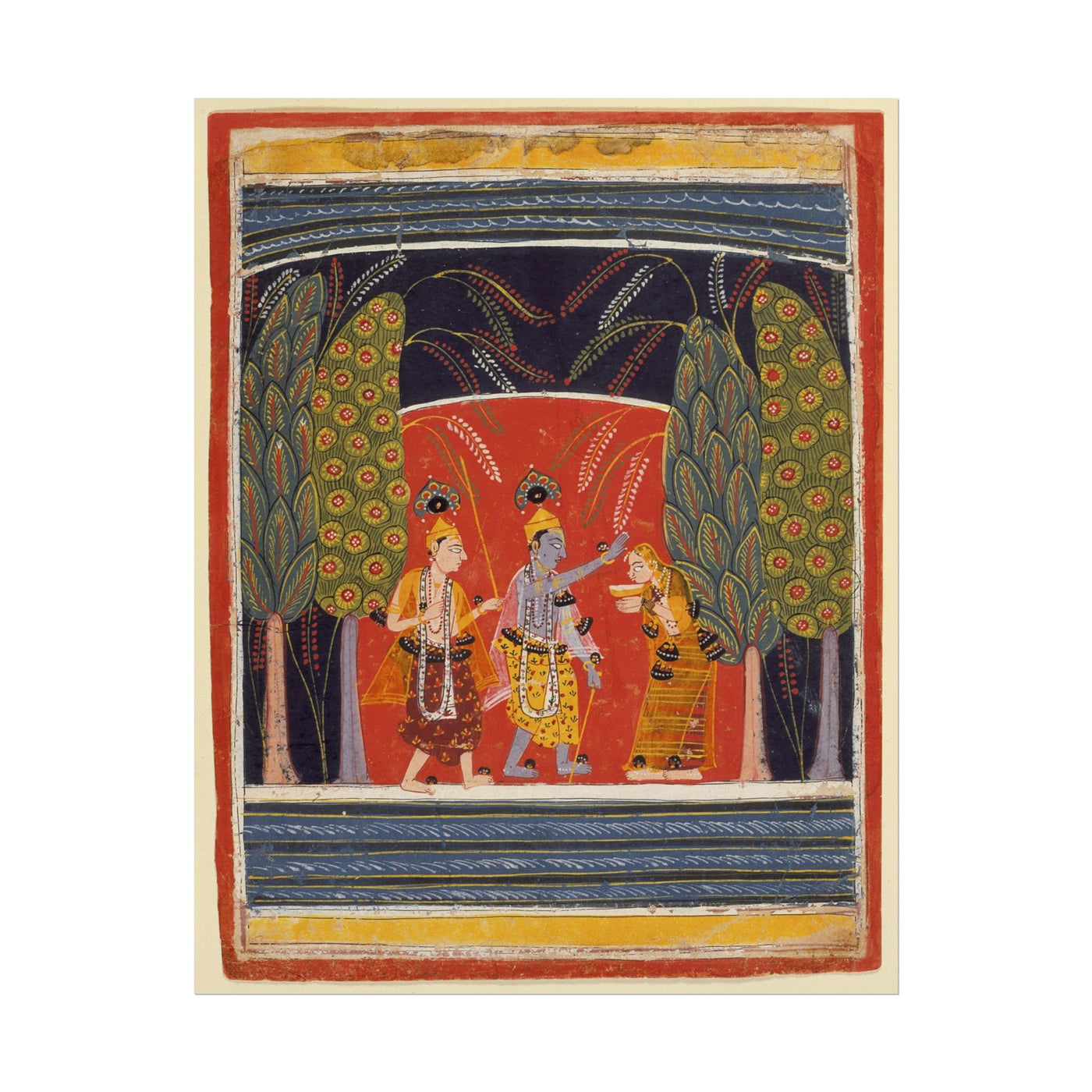 Krishna Making Kubja Beautiful 11″×14″