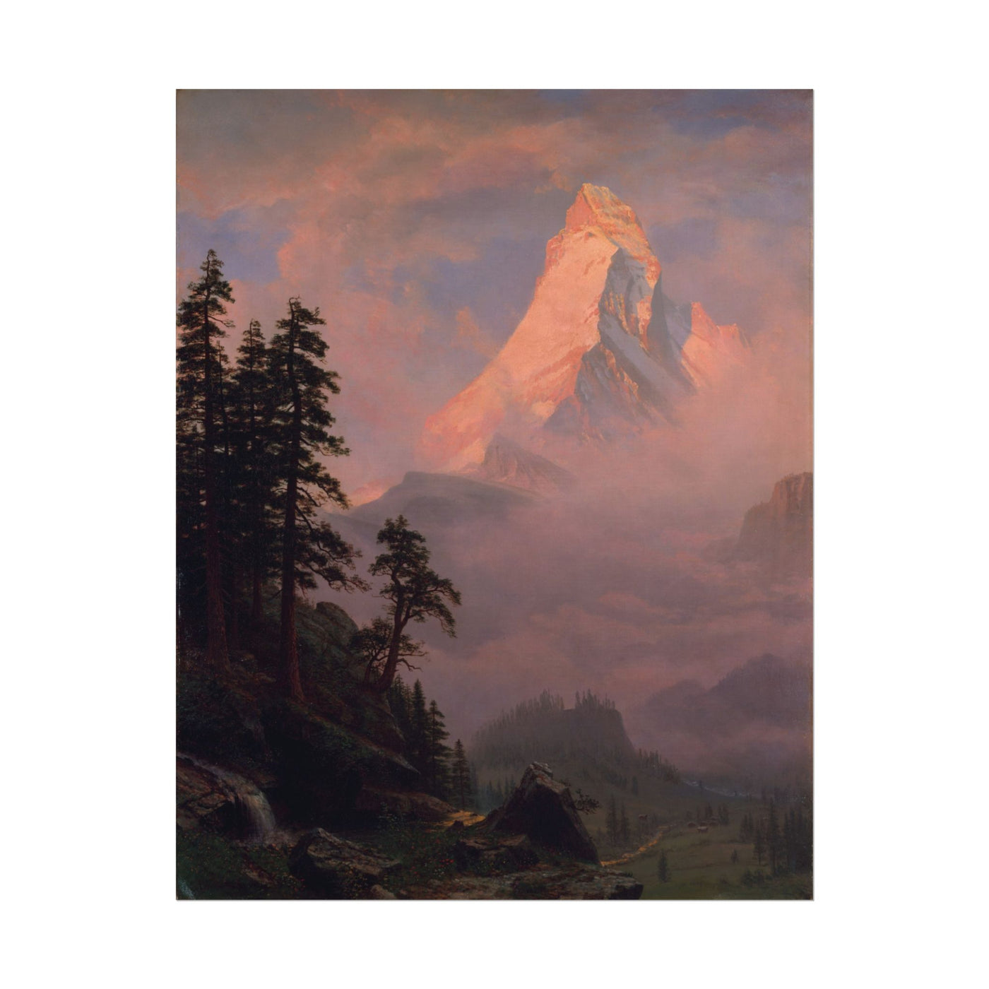 Sunrise on the Matterhorn 11″×14″