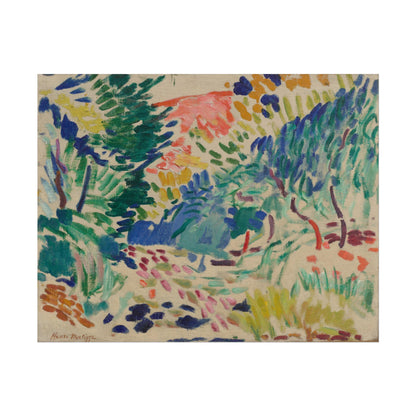 Landscape at Collioure poster by Henri Matisse - 11x14 inch print