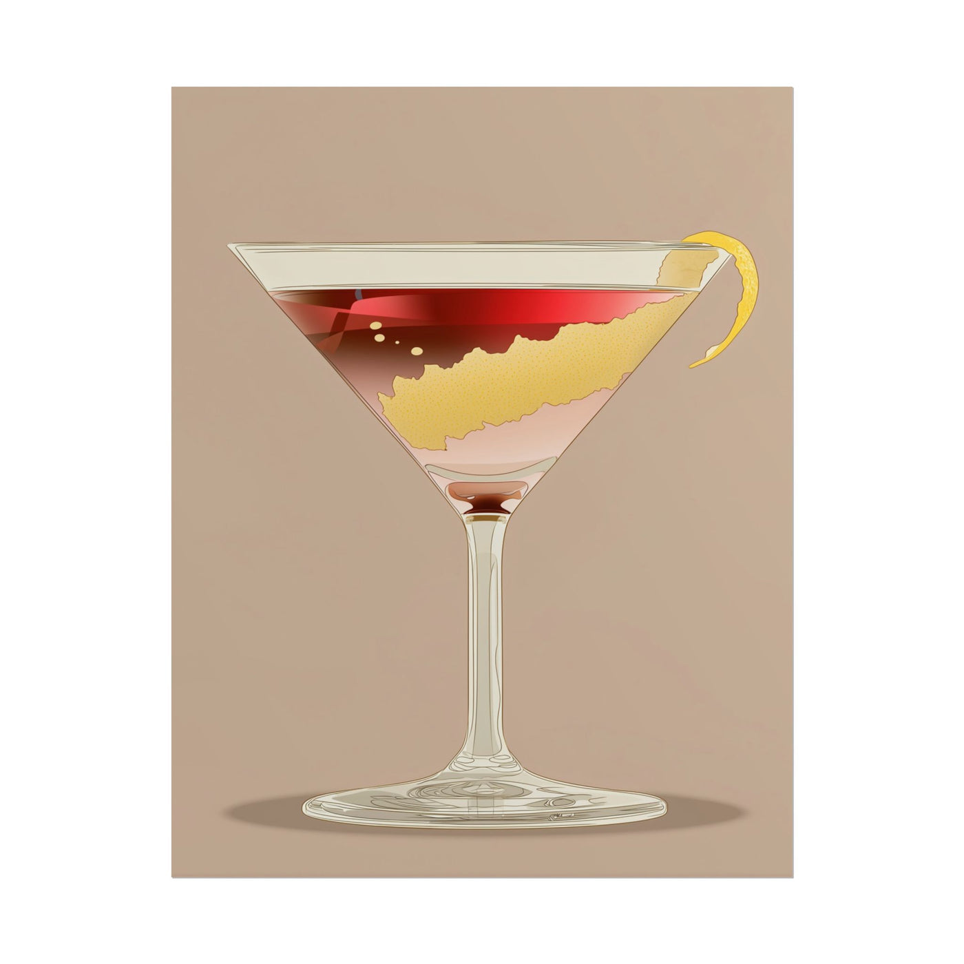 Cosmopolitan Cocktail 11″×14″