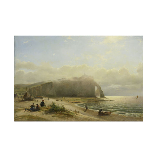 Serene Beach Landscape Art Print