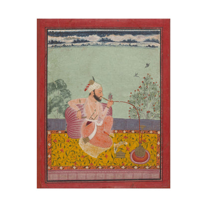 A Raja Smoking a Hookah