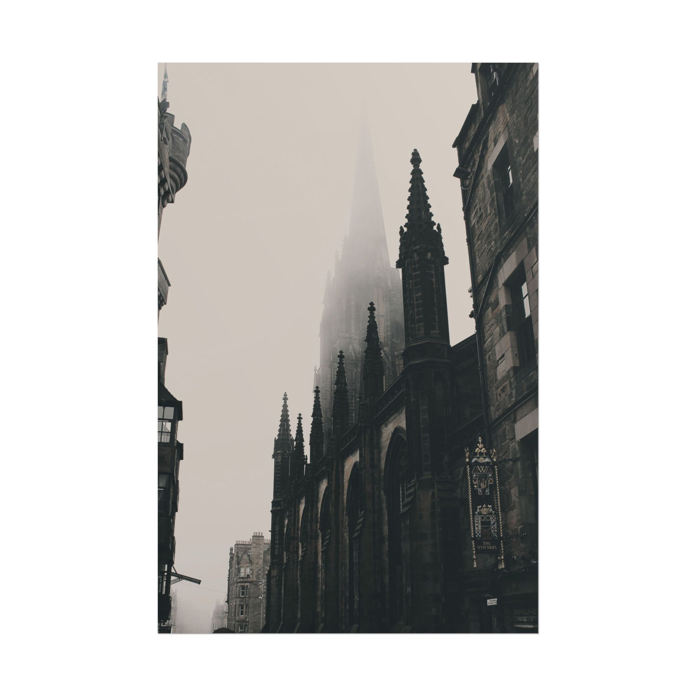 Edinburgh Gothic Cathedral 12″×18″