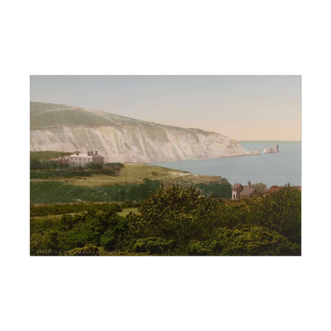 View of Alum Bay on the Isle of Wight 18″×12″