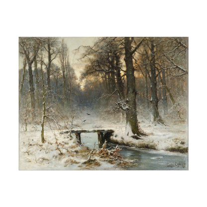 Serene Winter Landscape Art Print