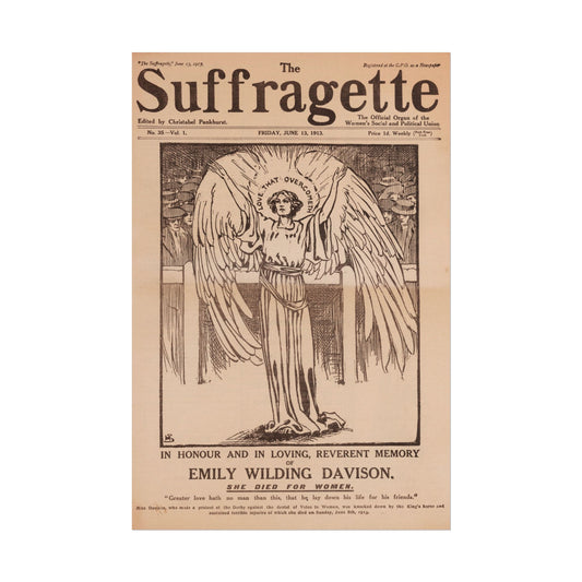 The Suffragette poster by Alphonse Mucha  - 12x18 inch print