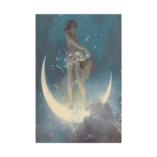 Spring Scattering Stars poster by Edwin Blashfield  - 12x18 inch print