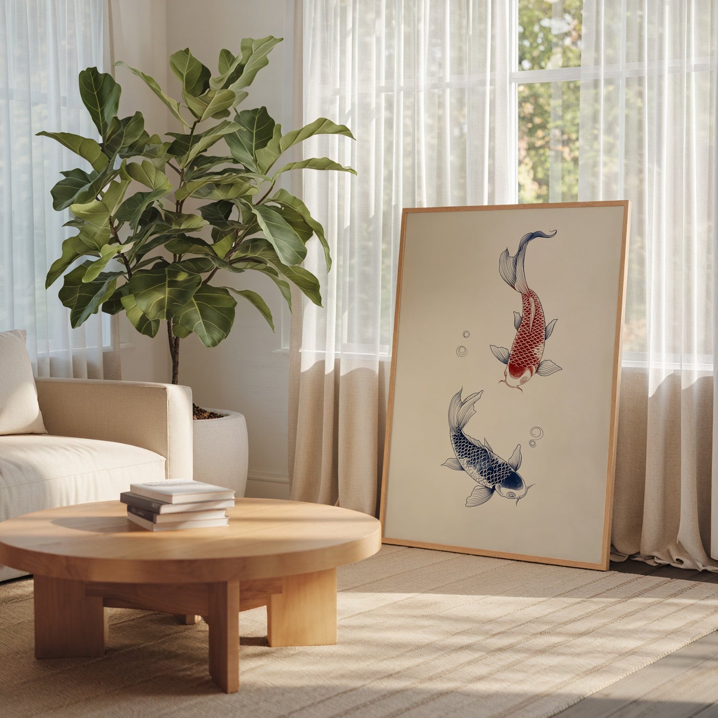 Serene Koi Dance