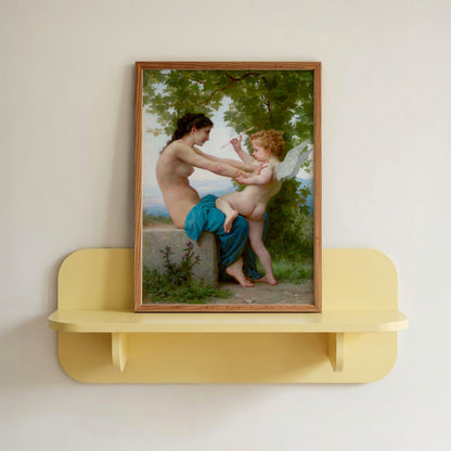 A Young Girl Defending Herself against Eros