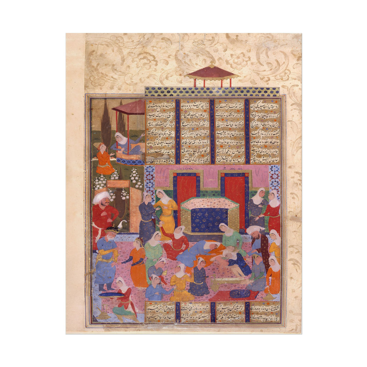 The Birth of Rustam from the Shahnama 11″×14″
