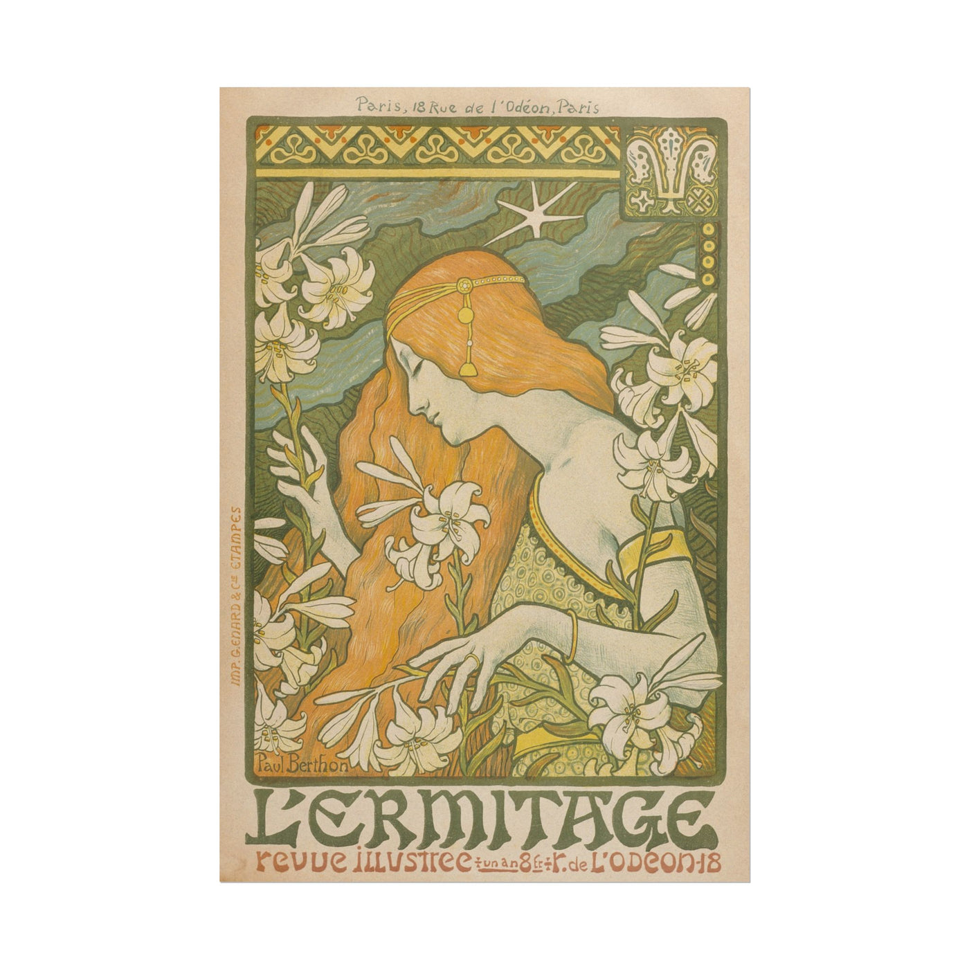 L’Ermitage 12″×18″